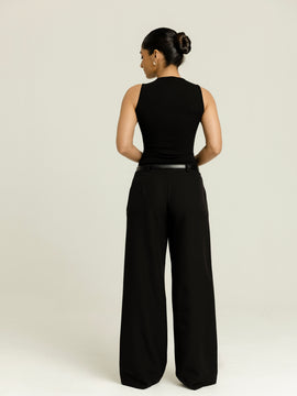 Low Waist Wide Leg Pant