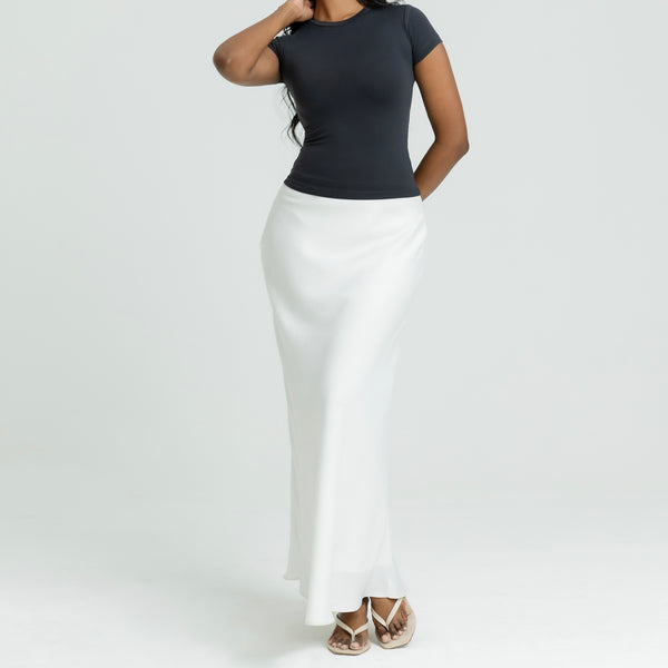 Rue High Neck Fitted Top