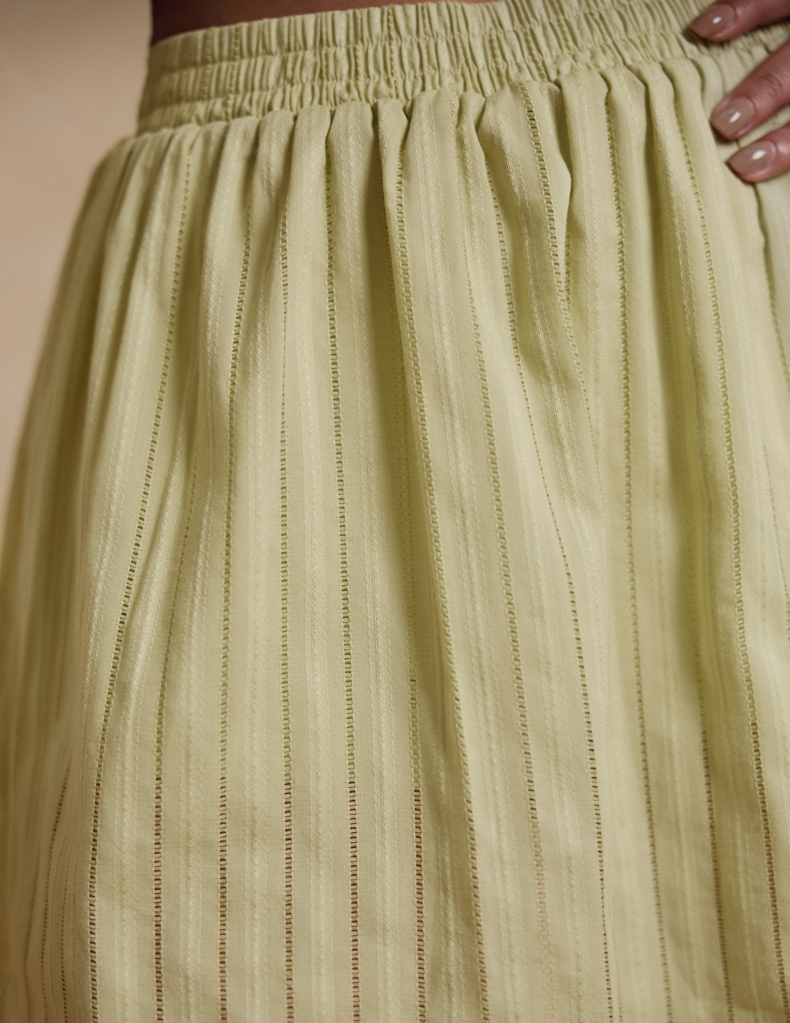 Elasticated Mini Skirt