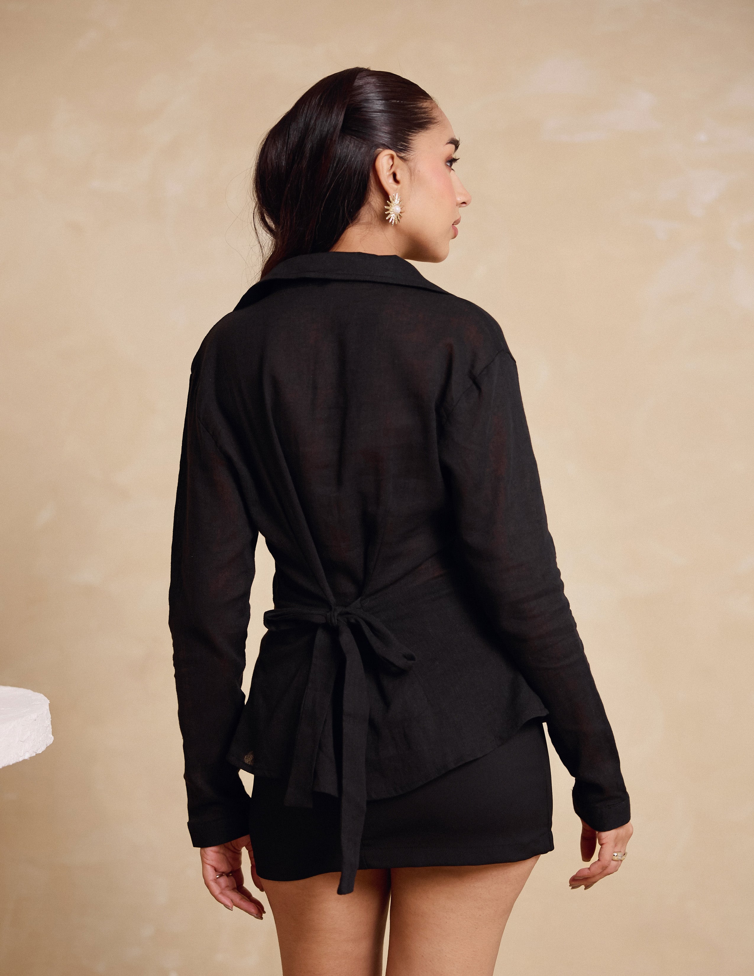Camp Collar Detailed Shirt