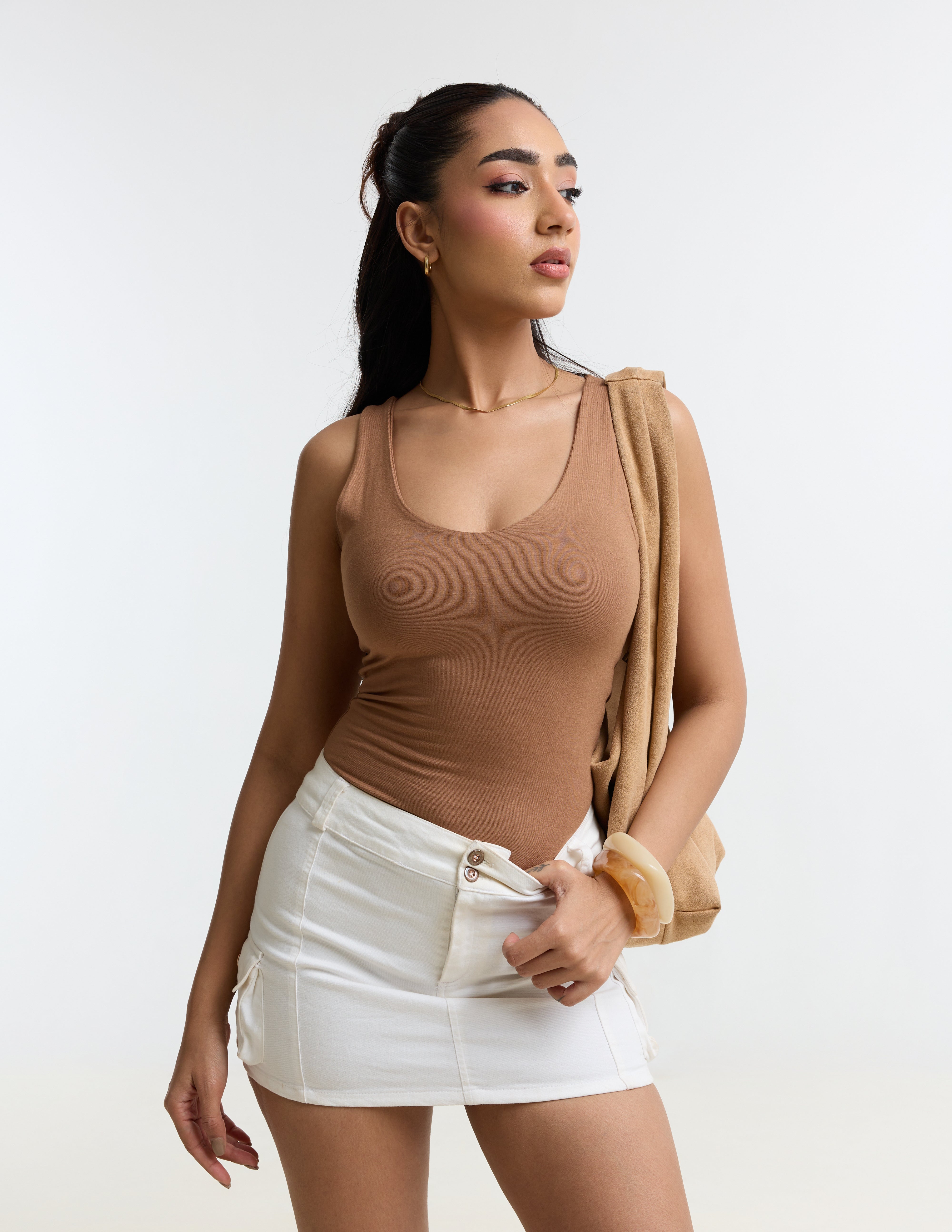 Deep Neck Body Suit