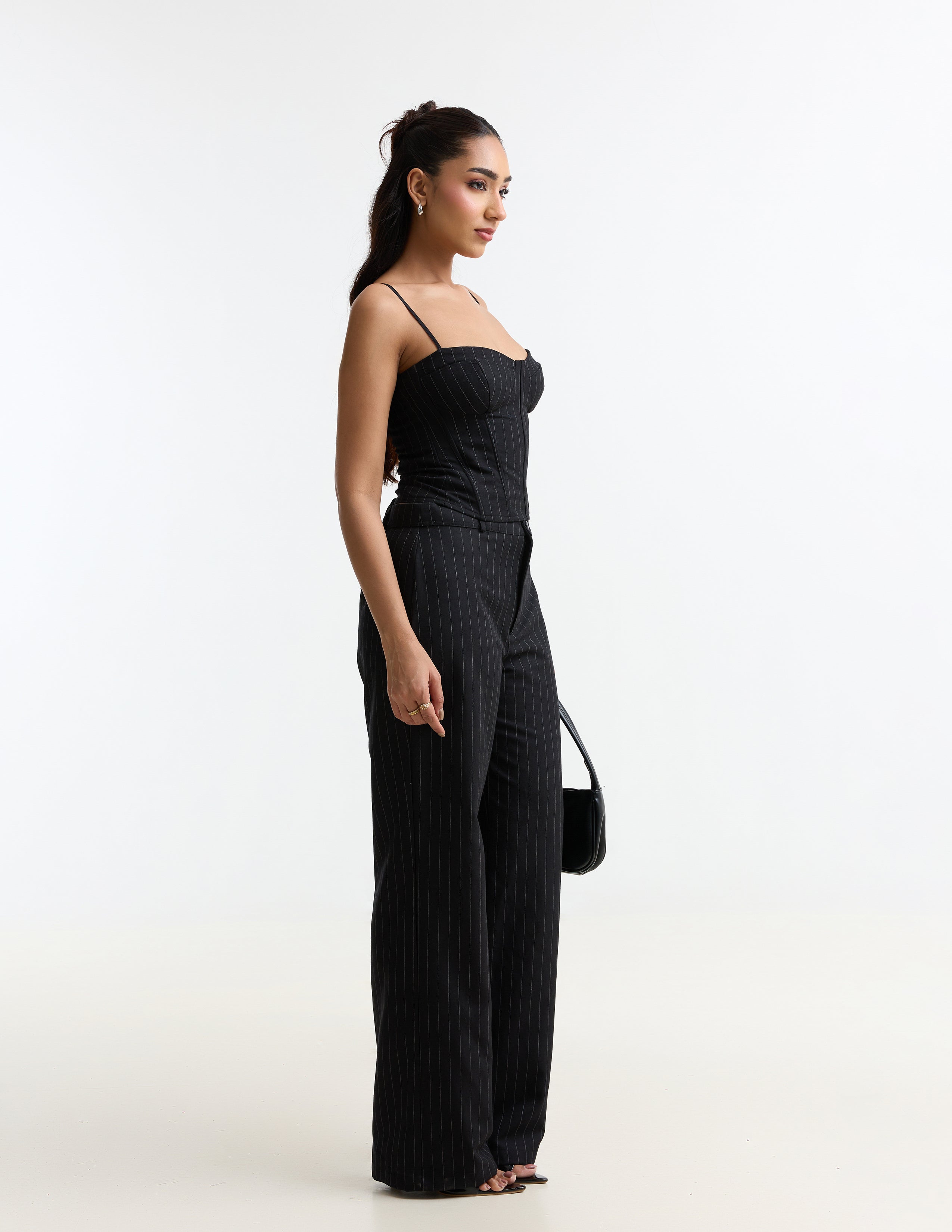 Stripe Printed Straight Leg Pant