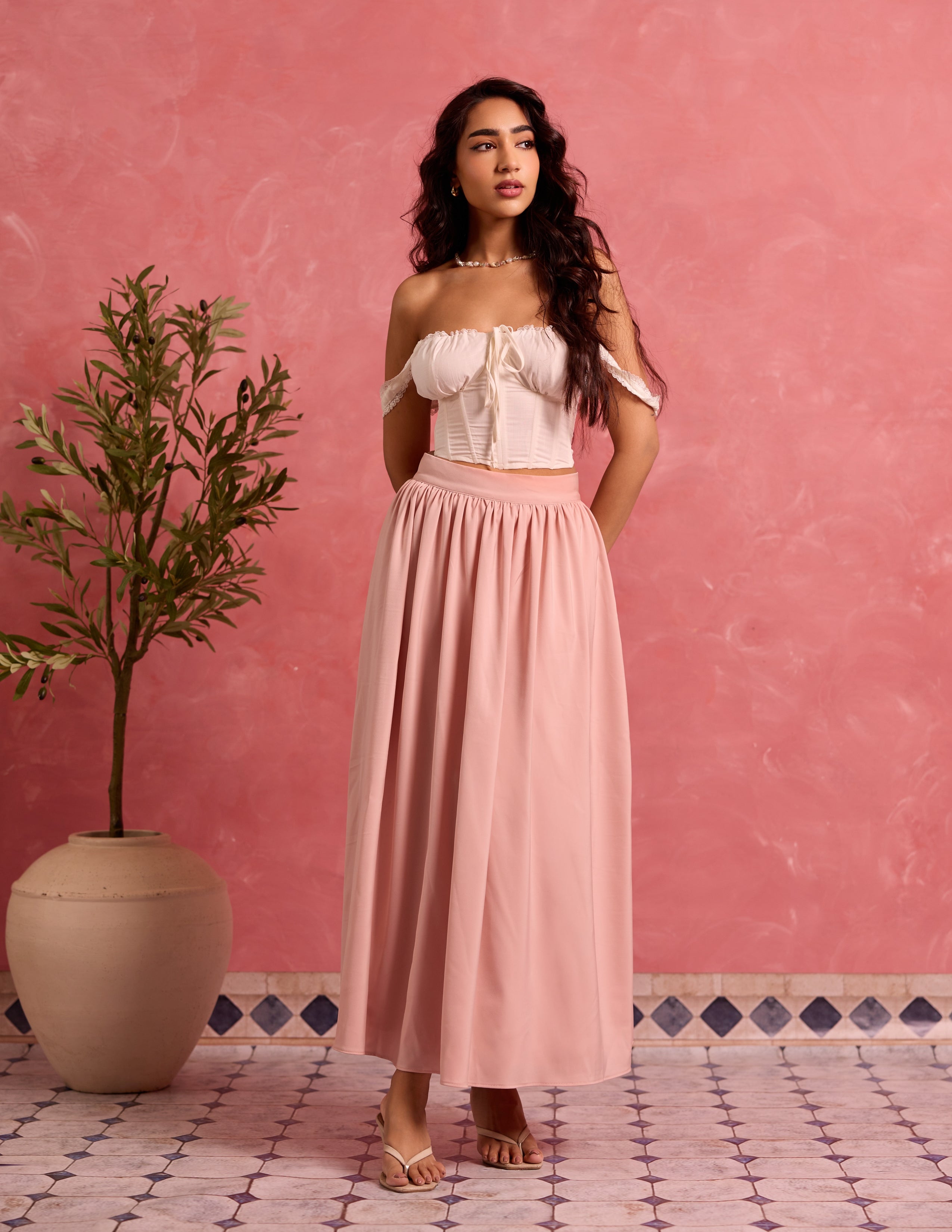 High Waist Maxi Skirt