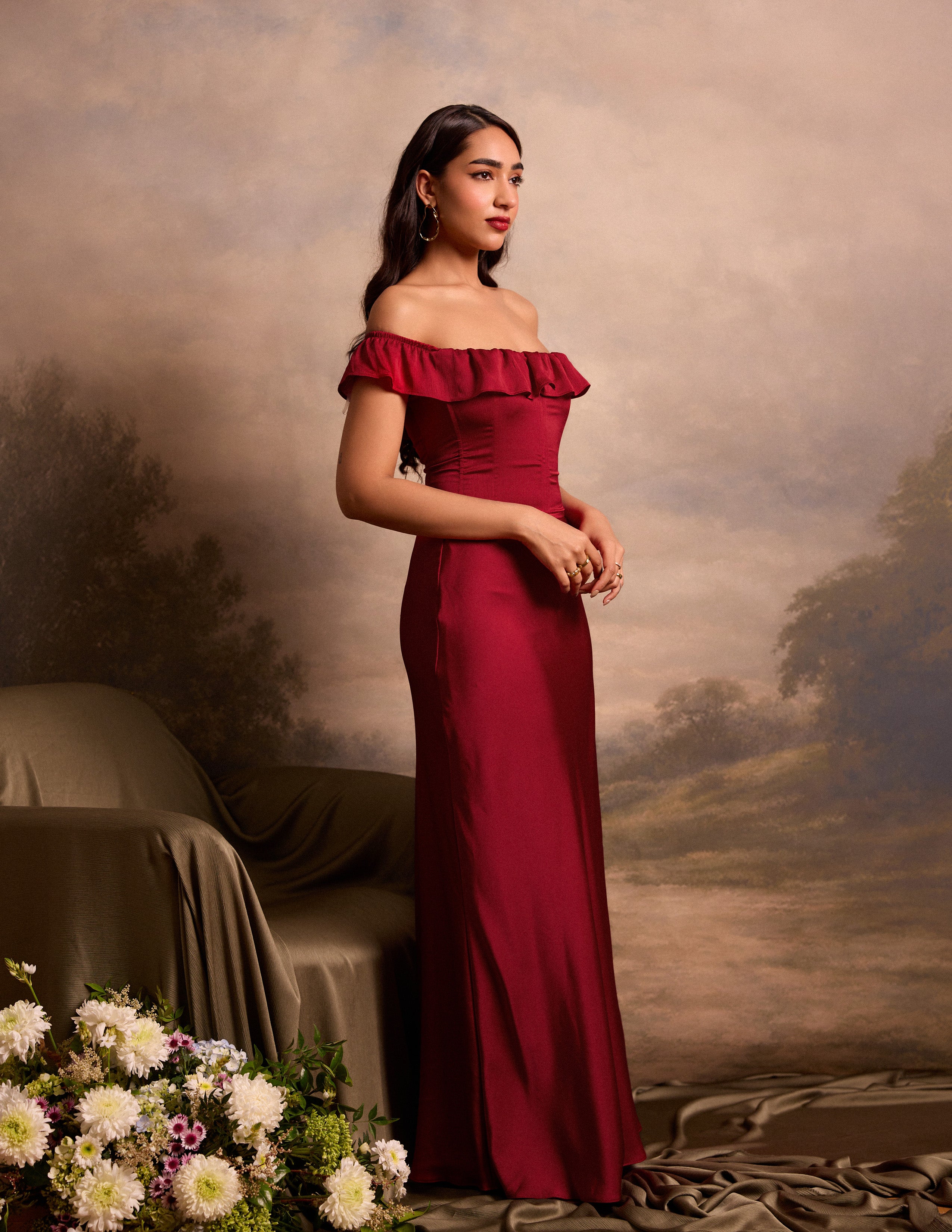 Frill Detailed Corset Top
