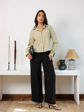 Regular Fitted Crop Shirt