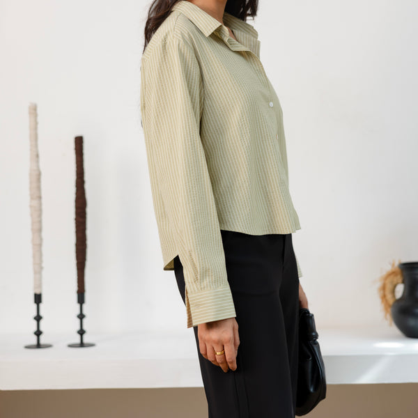 Regular Fitted Crop Shirt