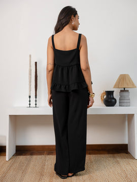 High Waist Straight Leg Pant