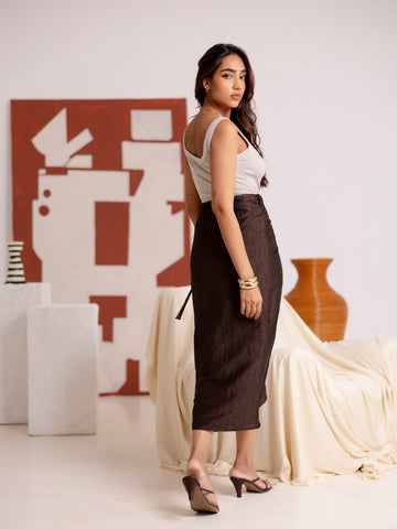 Scoop Neck Sleeveless Rib Top