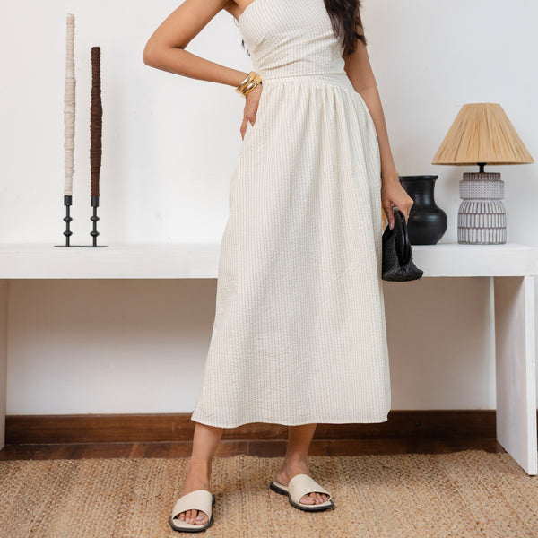 One Shoulder Midi Dress