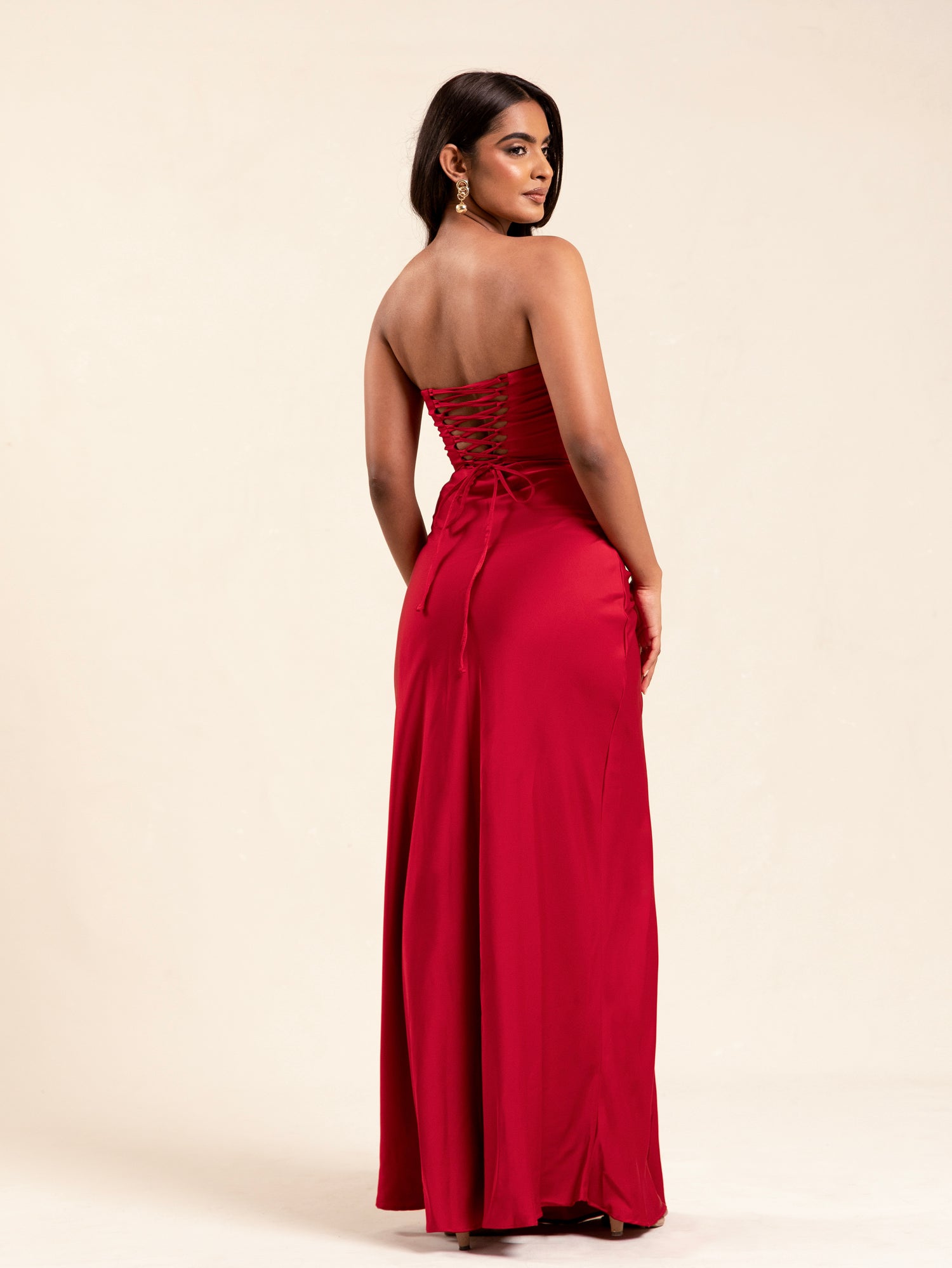 Ruched Detailed Maxi Skirt