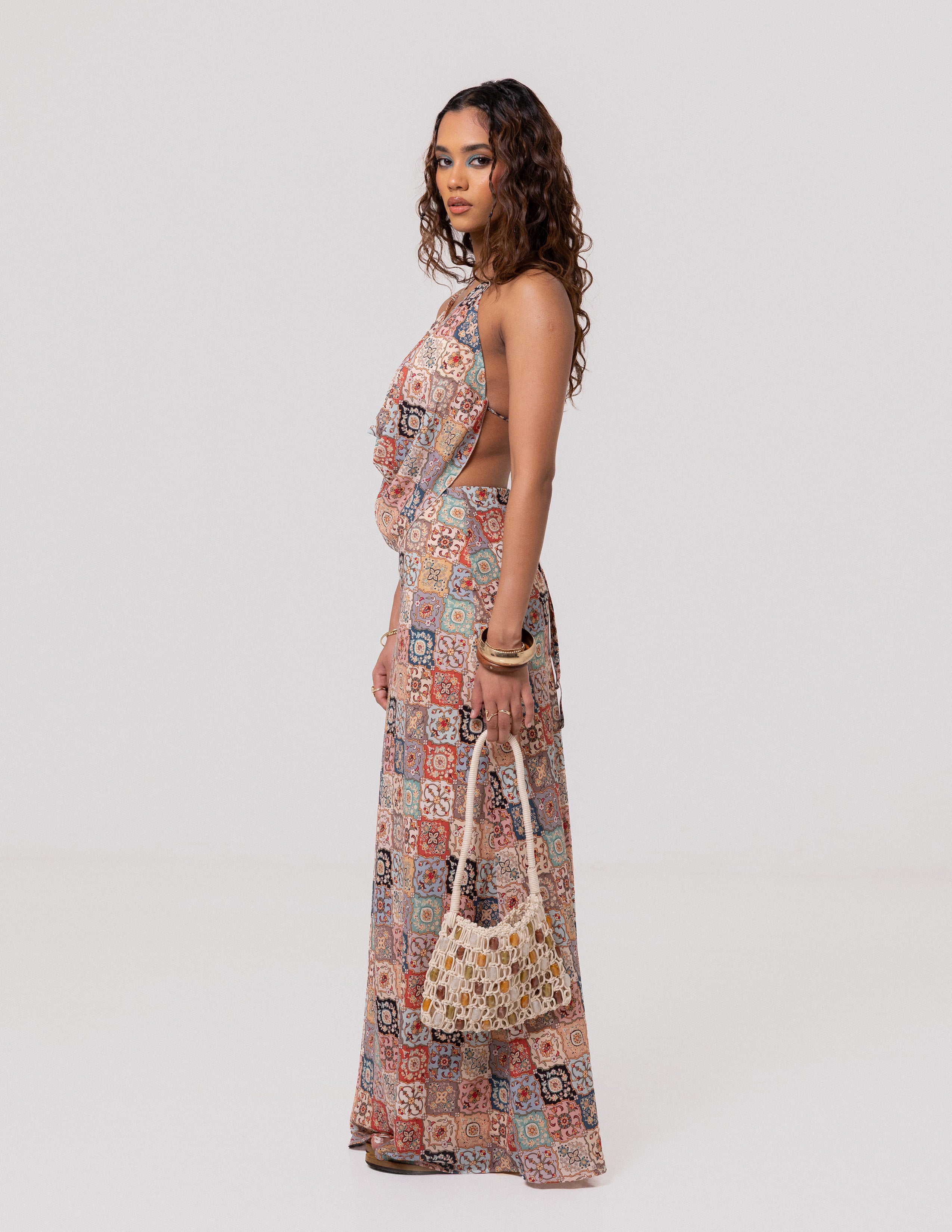 Bias Maxi Skirt