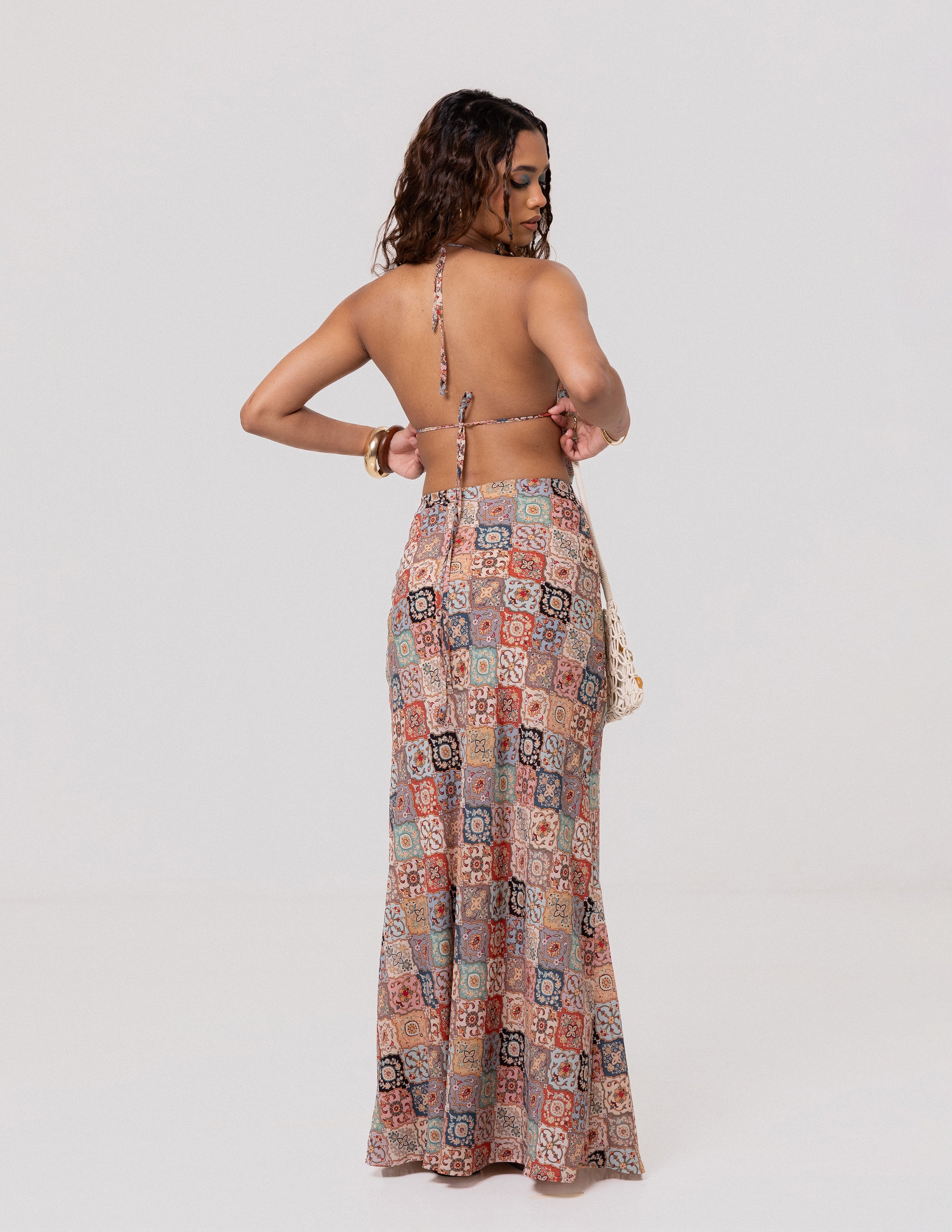 Bias Maxi Skirt