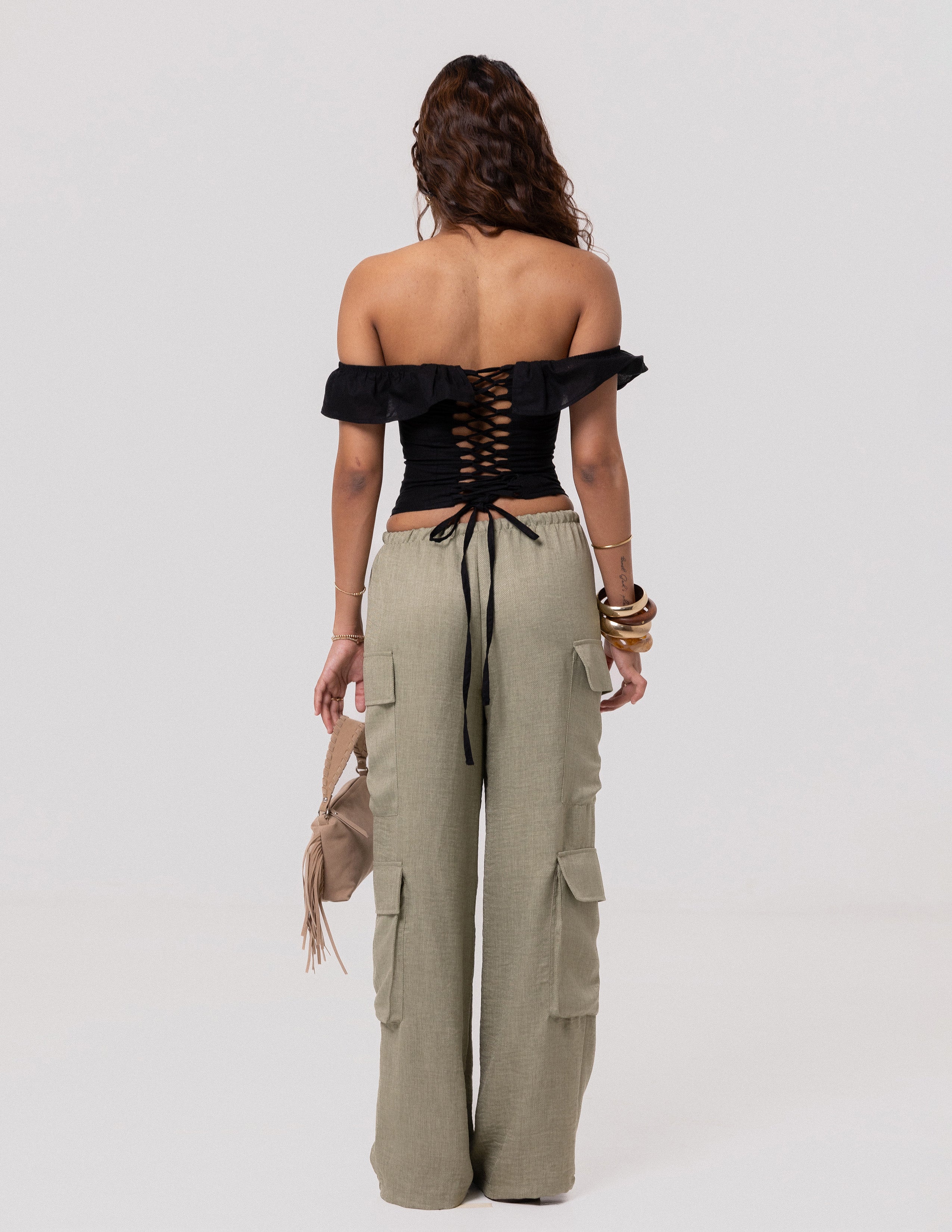 Drawstring Cargo Pant