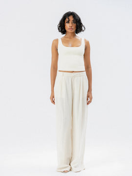 Claudia Scoop Neck Fitted Top