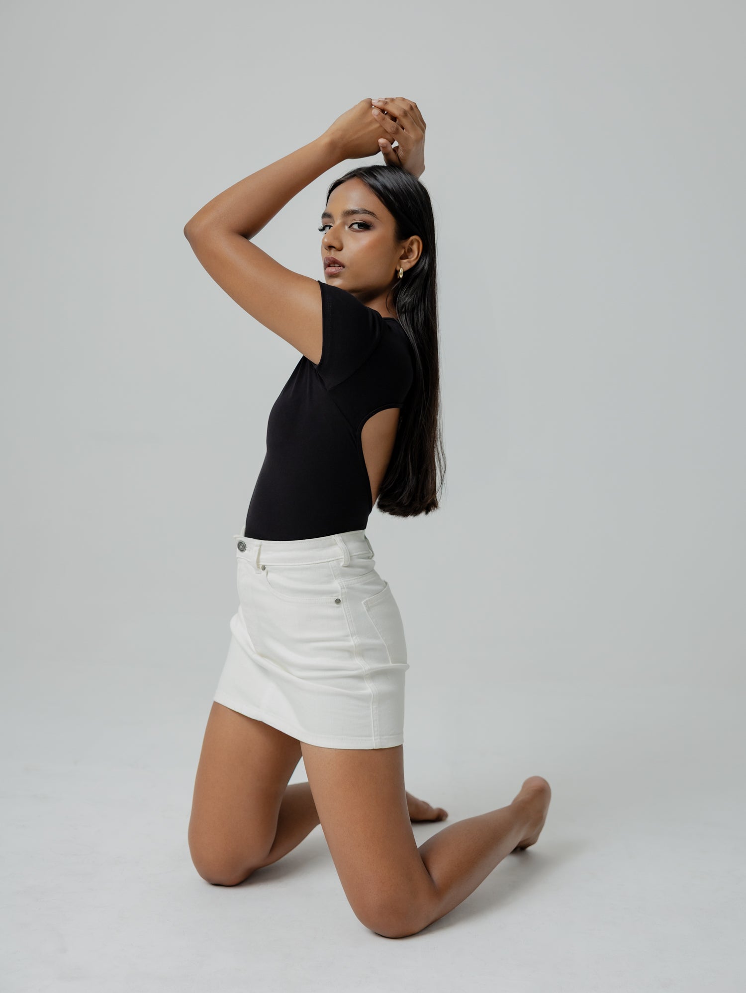 High Waist Mini Skirt