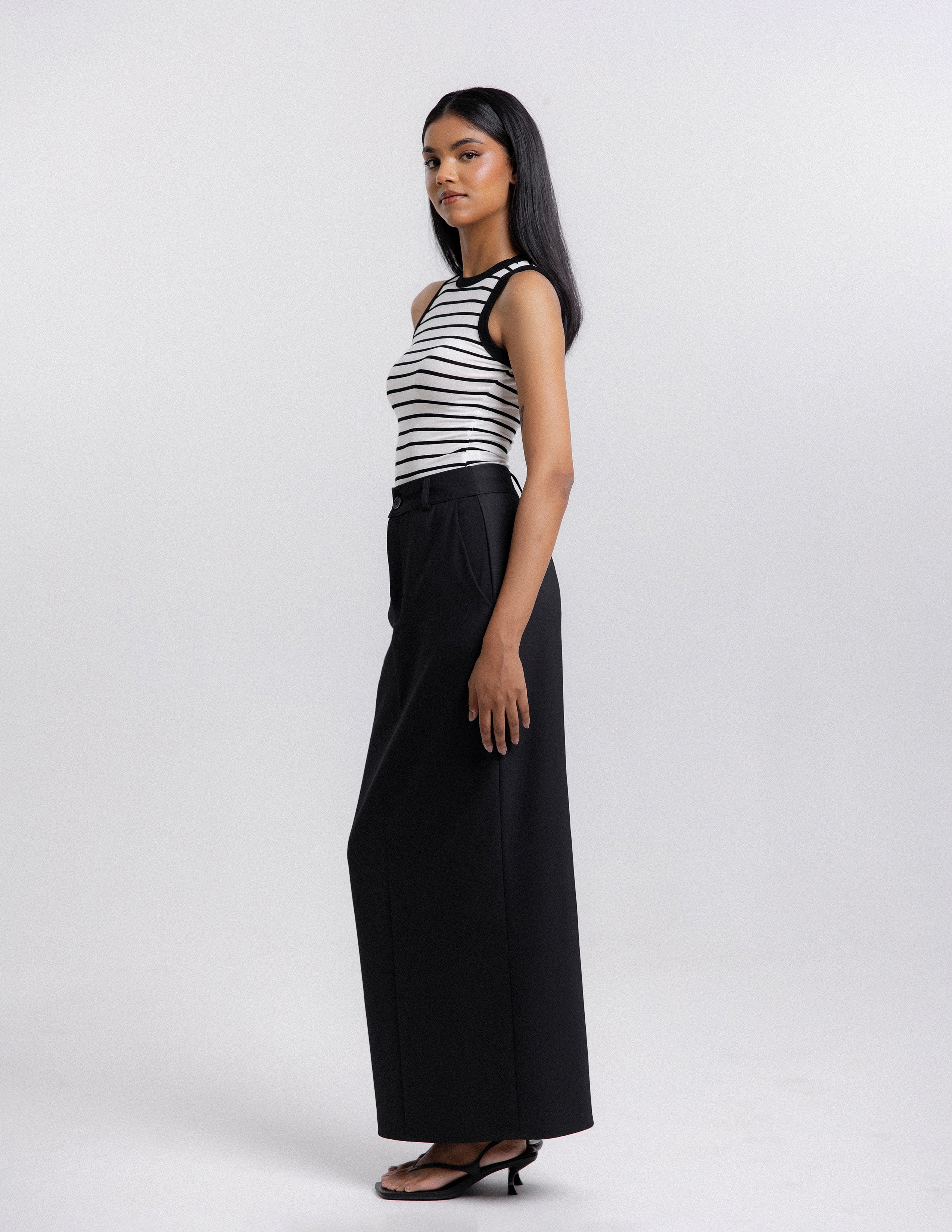 Striped Sleeveless Top