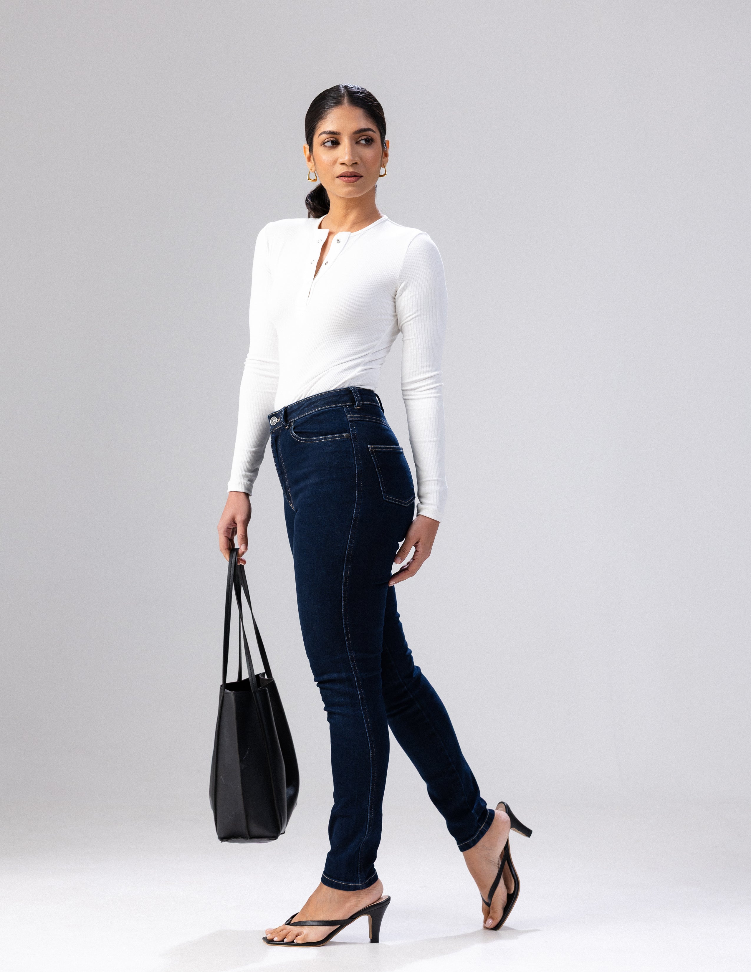 High Waist Skinny Fit Jean