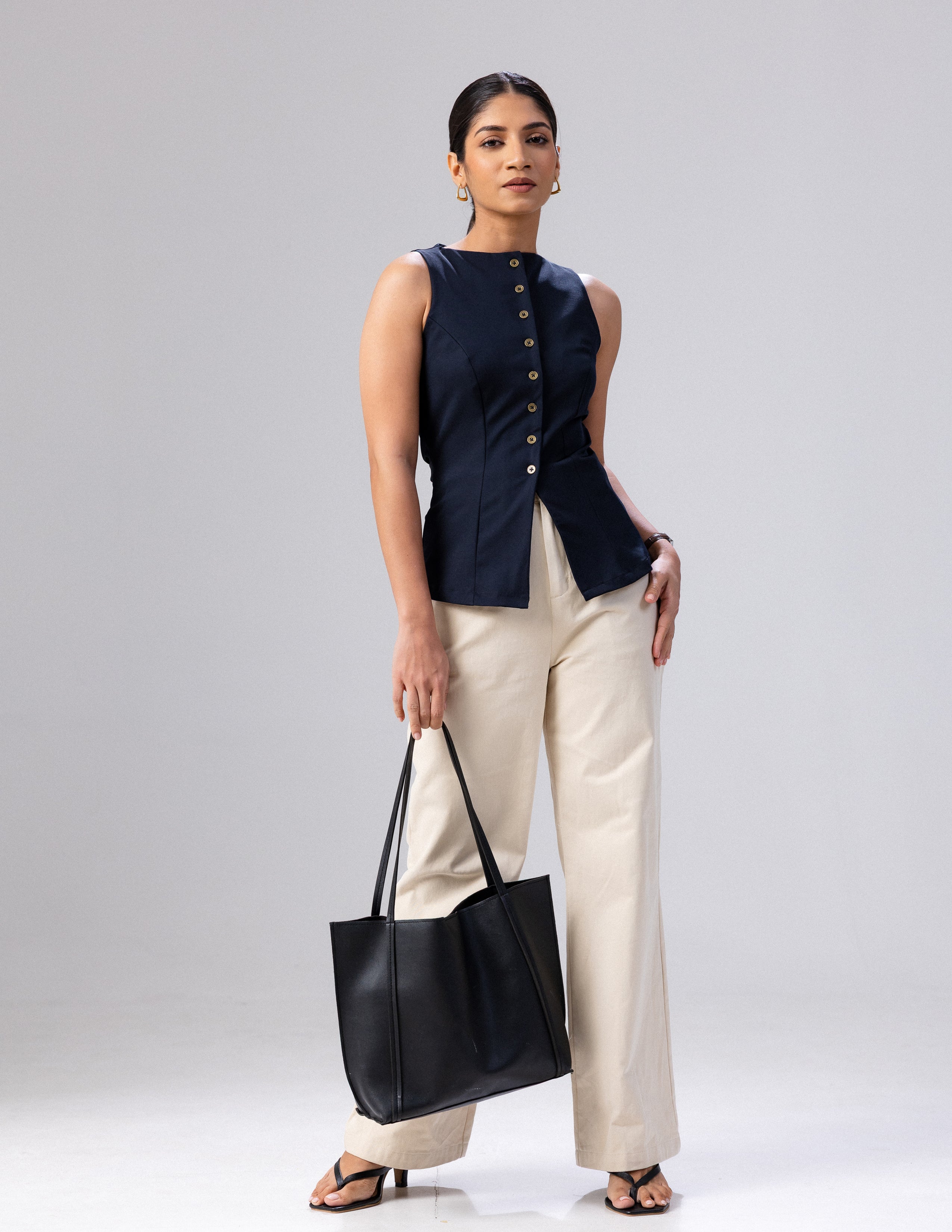 High Waist Wide Leg Pant