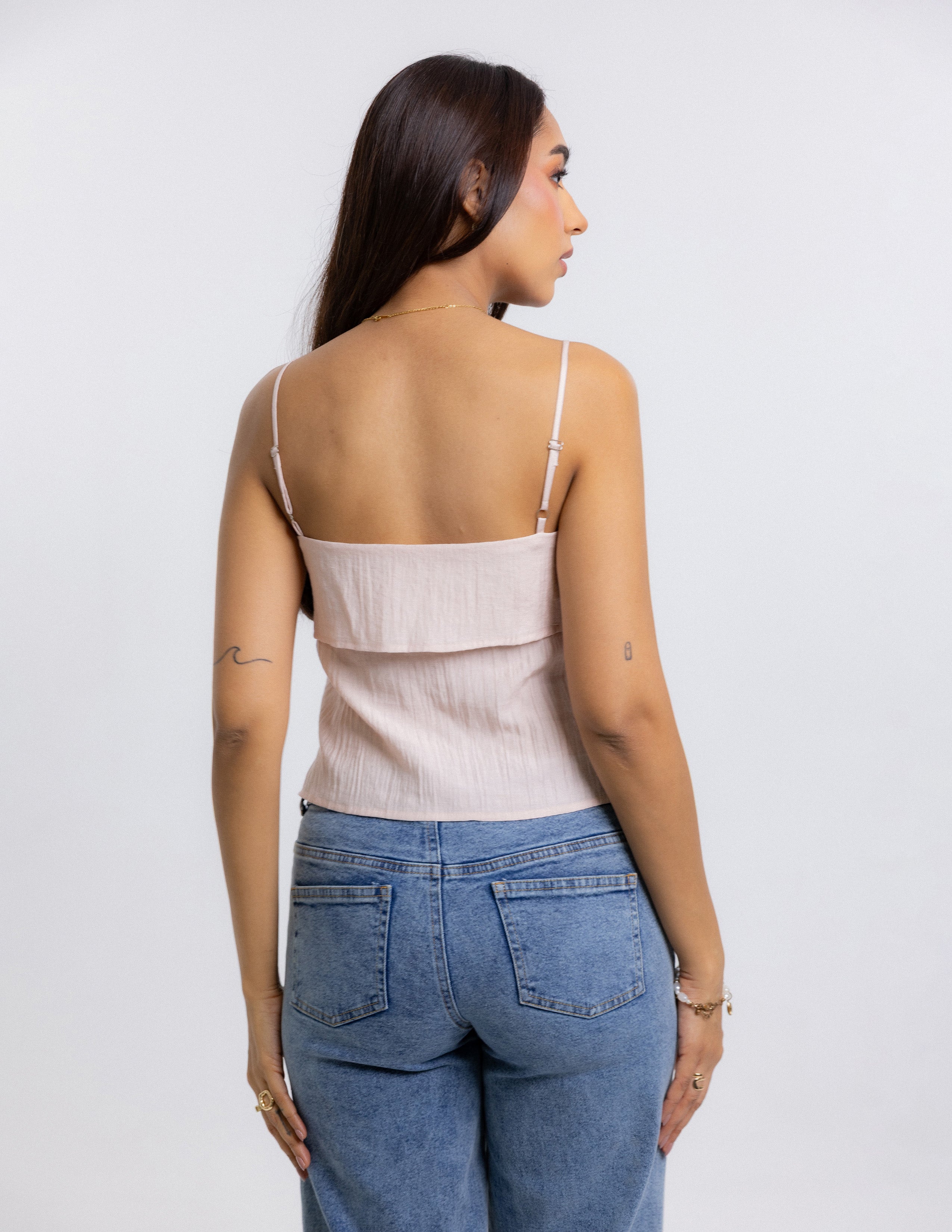 Flap Detailed Tube Top