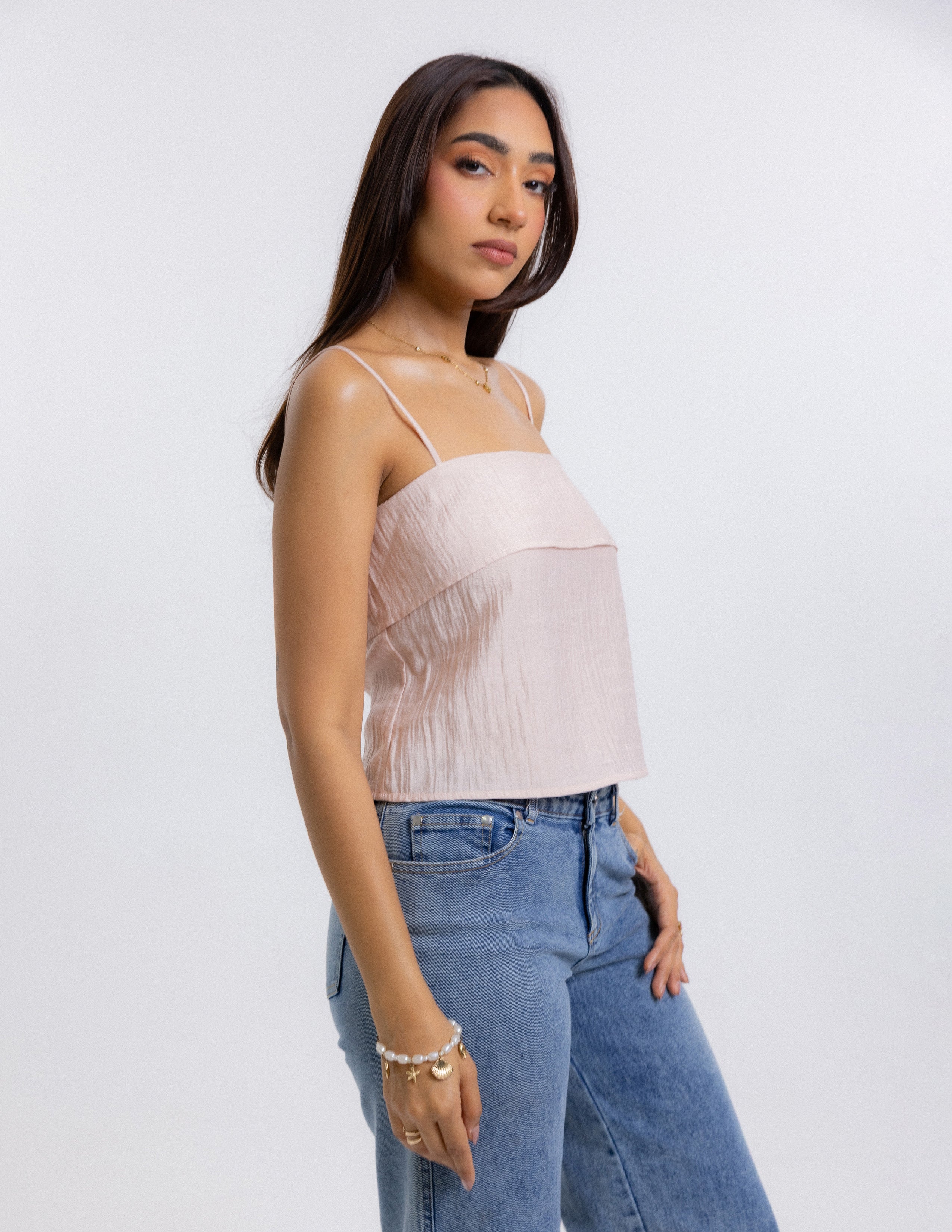 Flap Detailed Tube Top