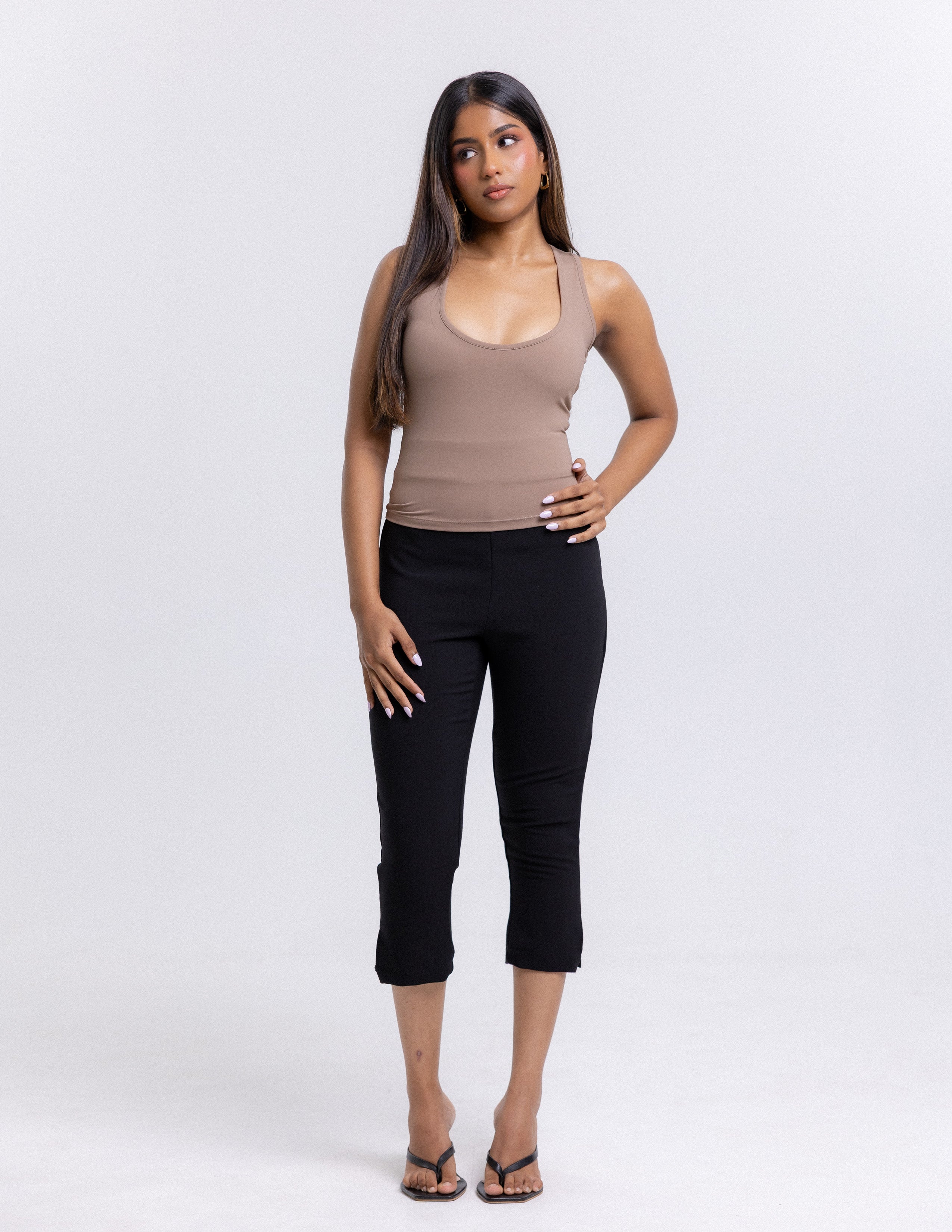 Amee Halter Neck Fitted Top