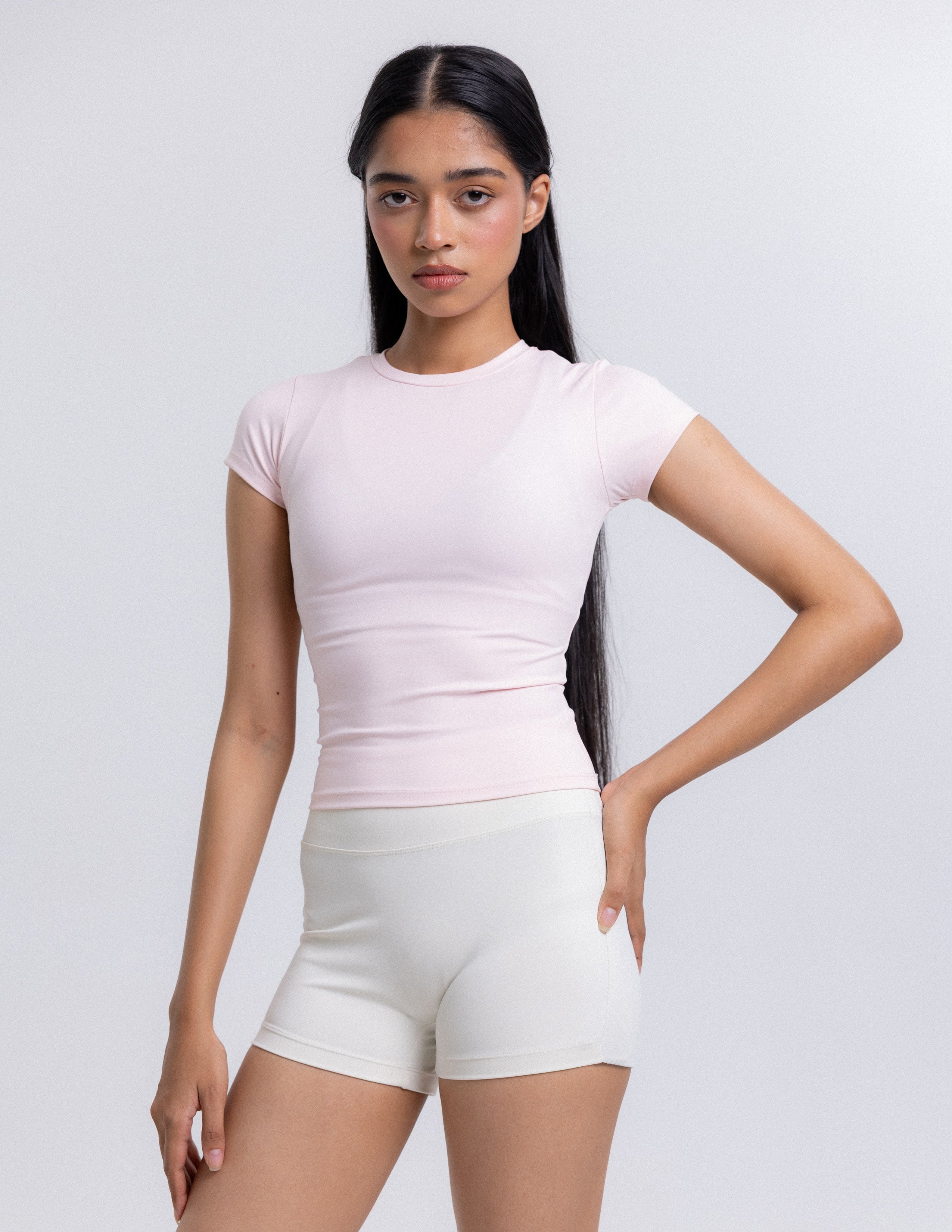 Rue High Neck Fitted Top