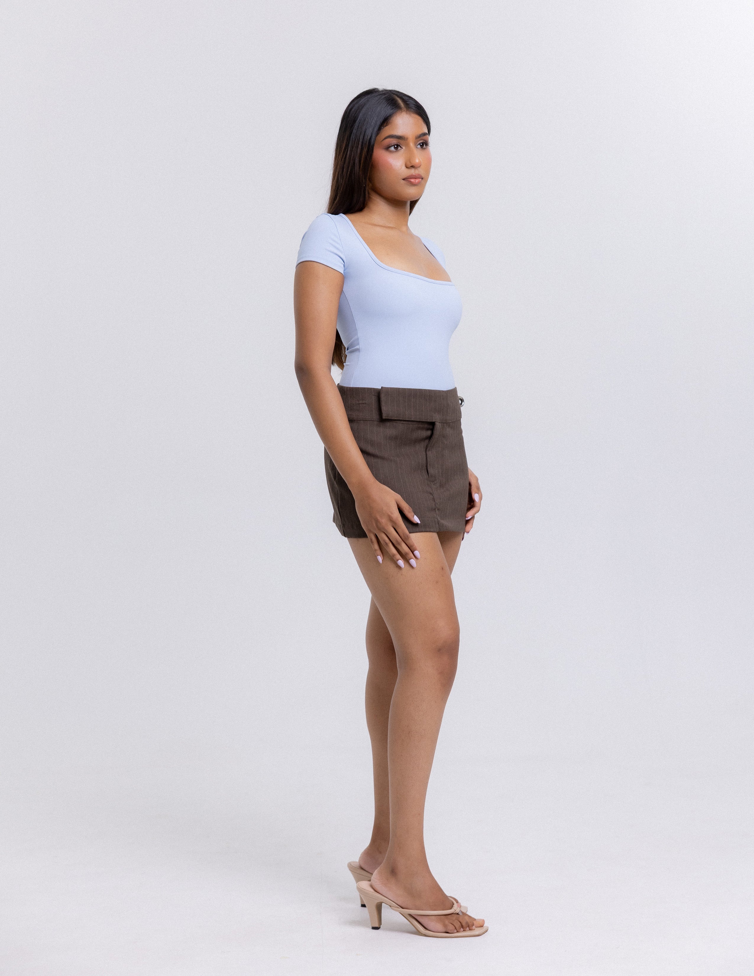 Lilly Square Neck Fitted Top
