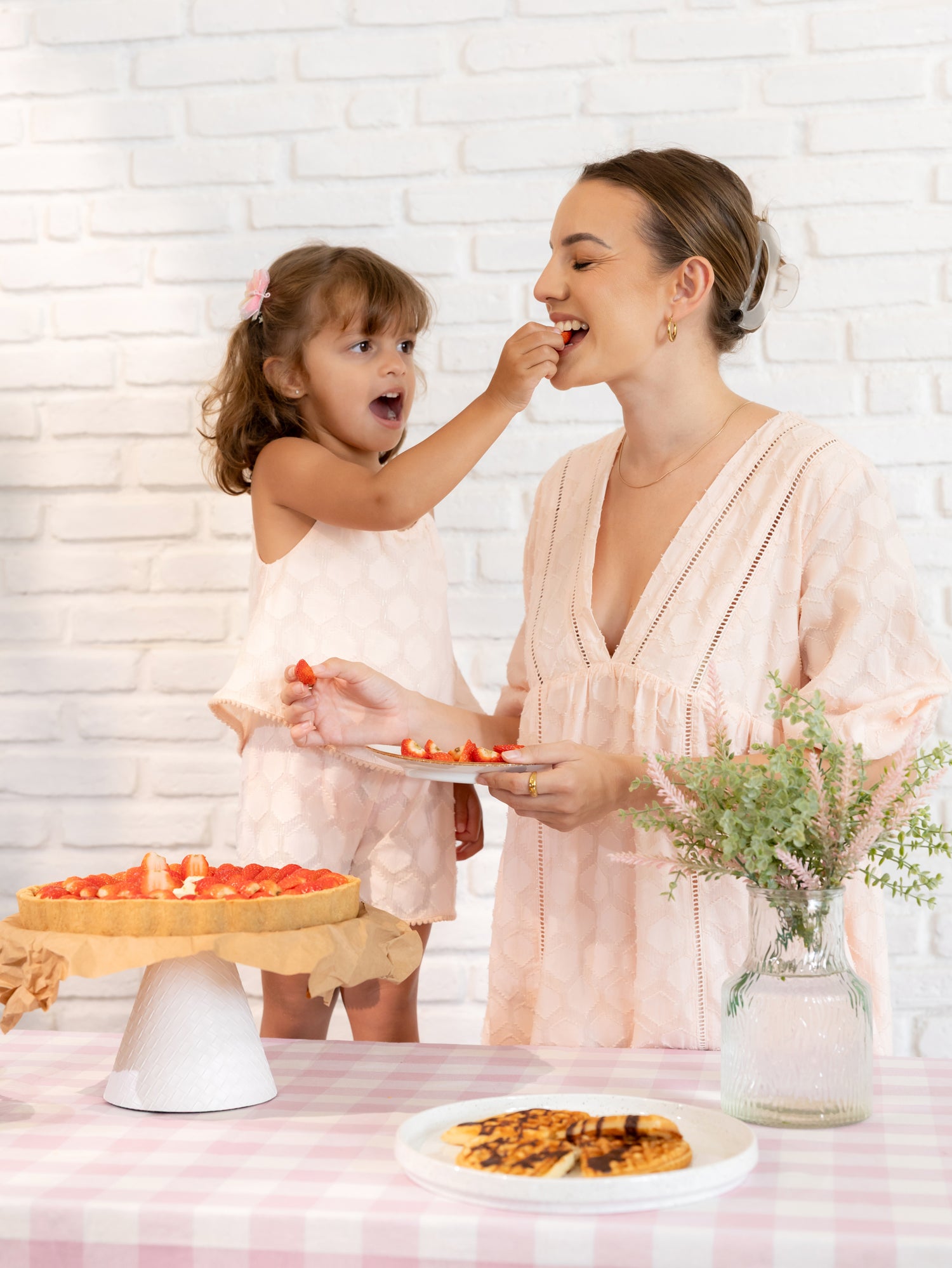 Lace Detailed V-Neck Mini Dress