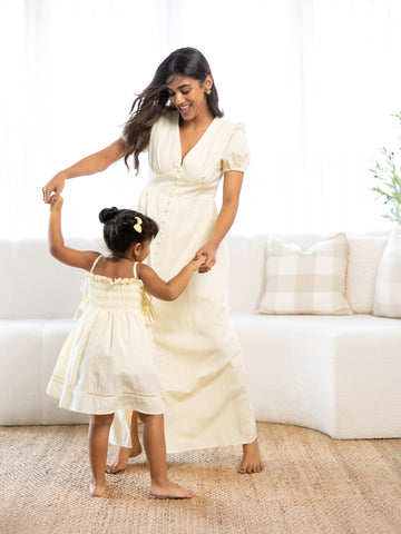 Bustier Button Down Maxi Dress