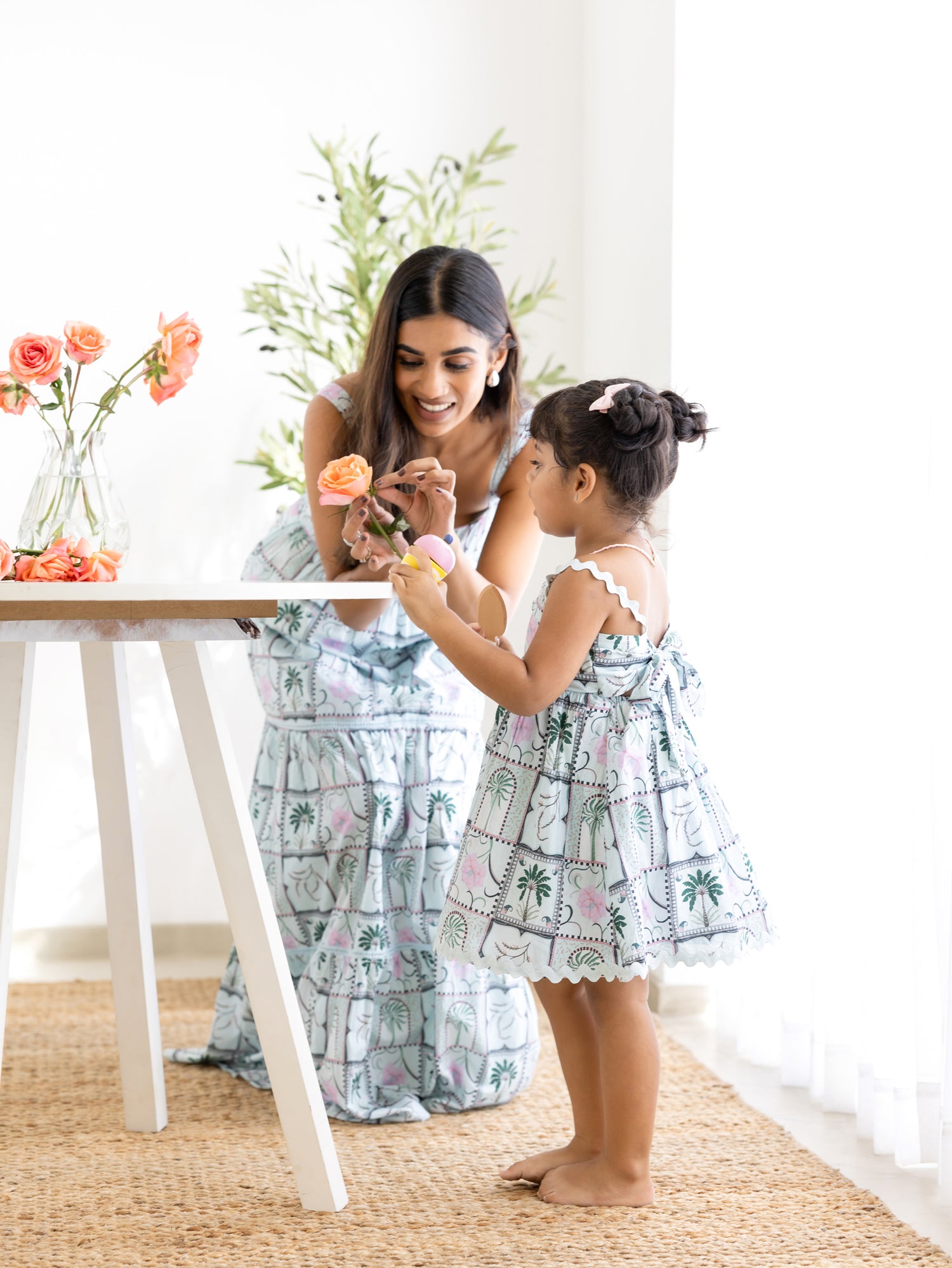 Back Smocking Tiered Maxi Dress