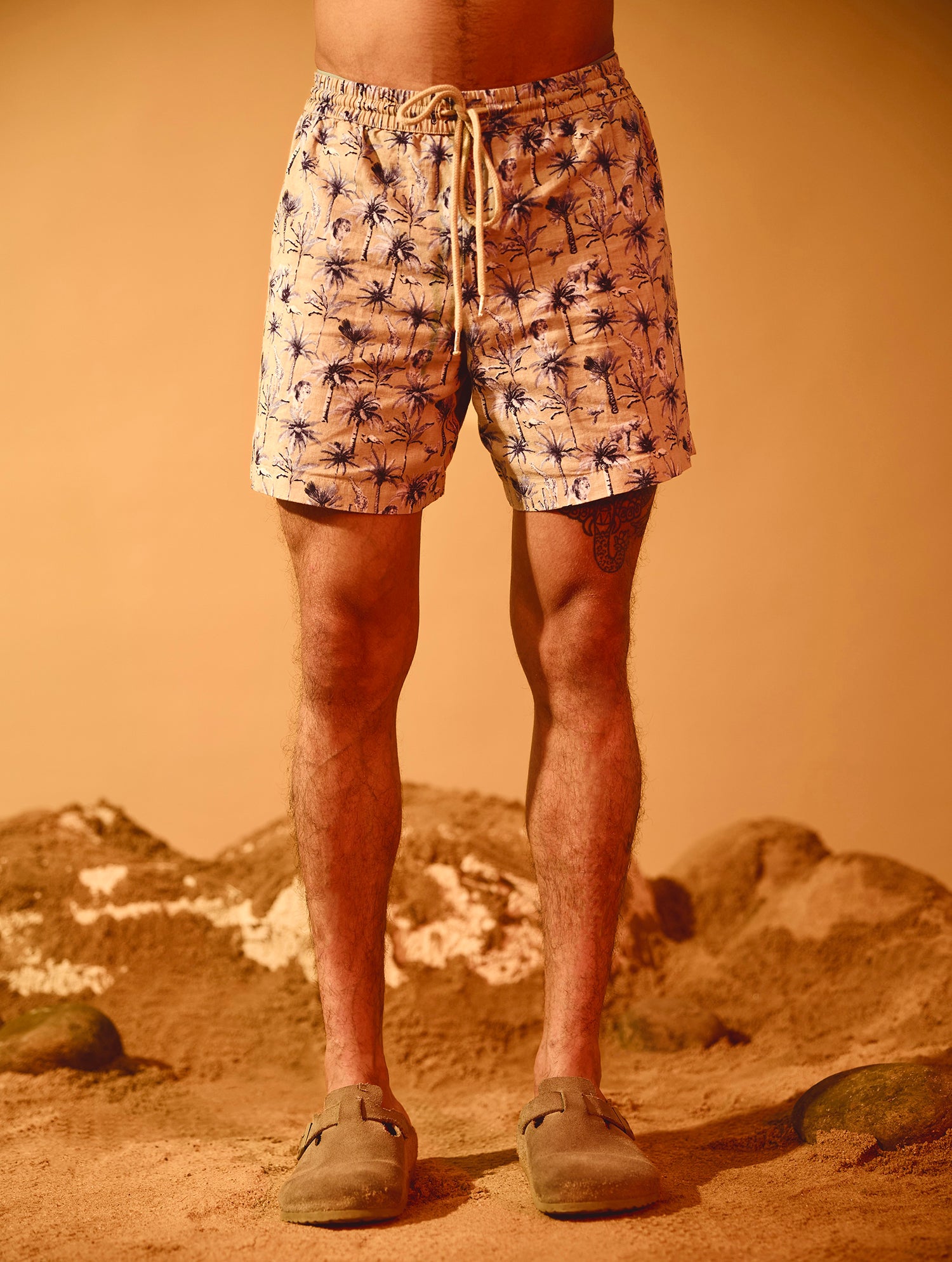 Printed Drawstring Short