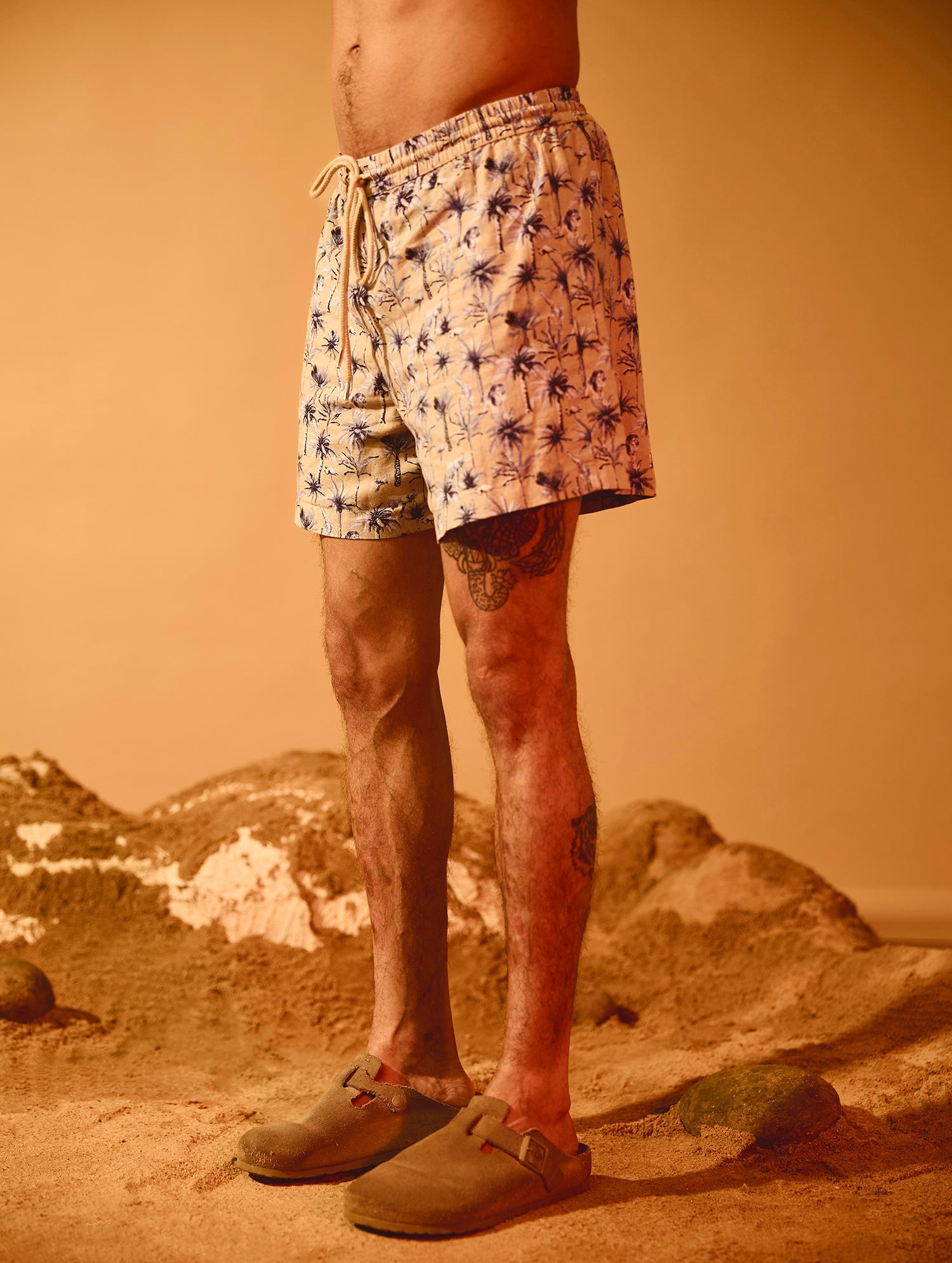 Printed Drawstring Short