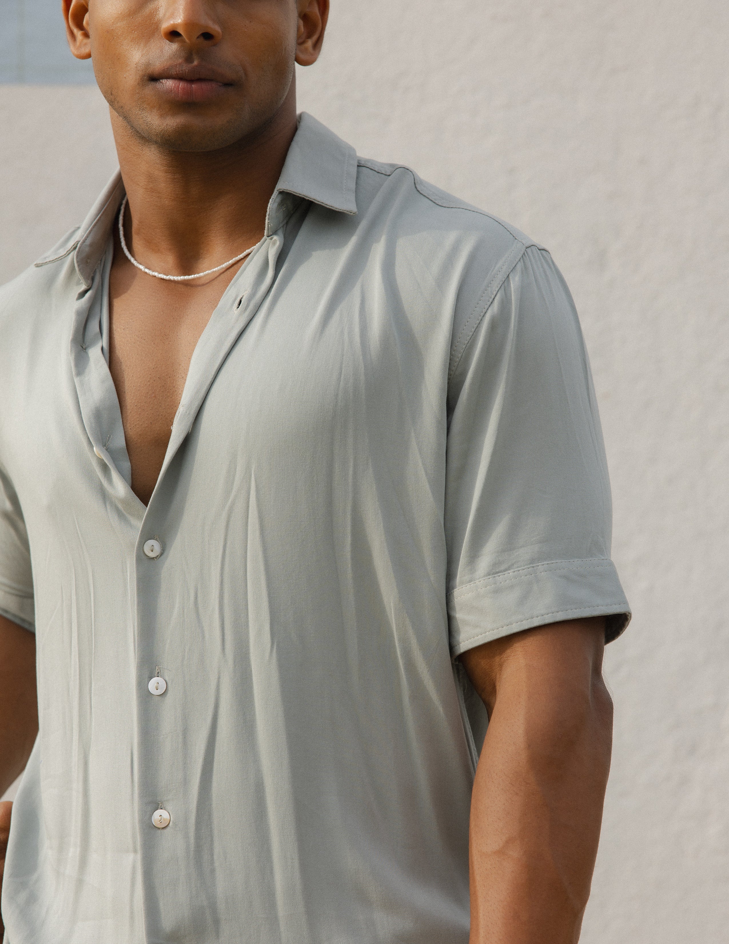 Regular fit sleeve button detail shirt