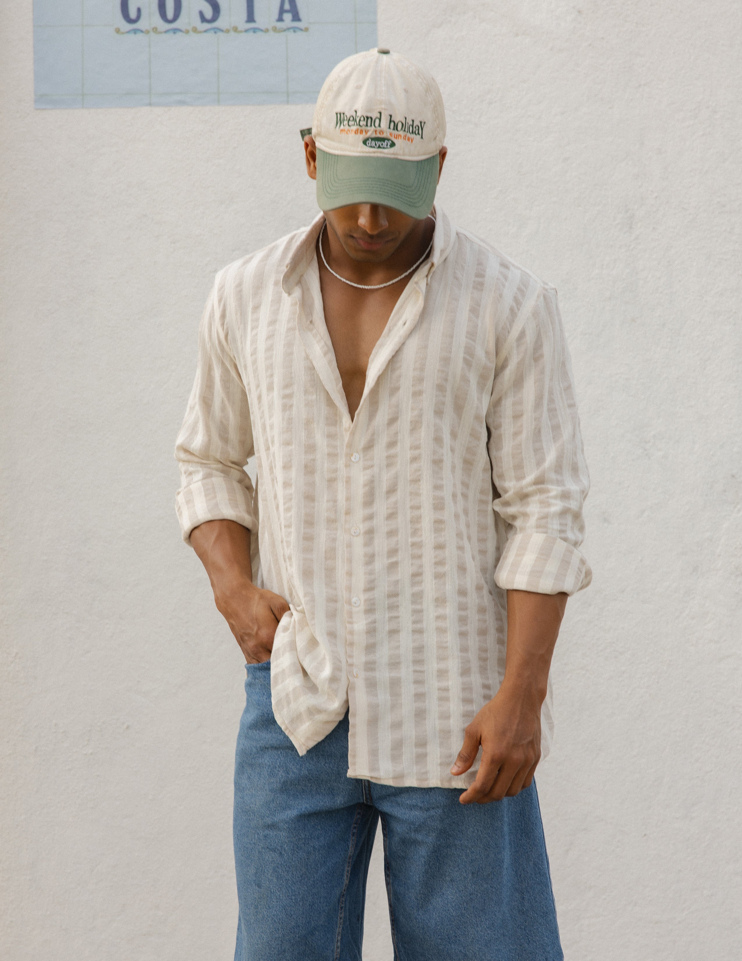 Oversized long sleeve shirt