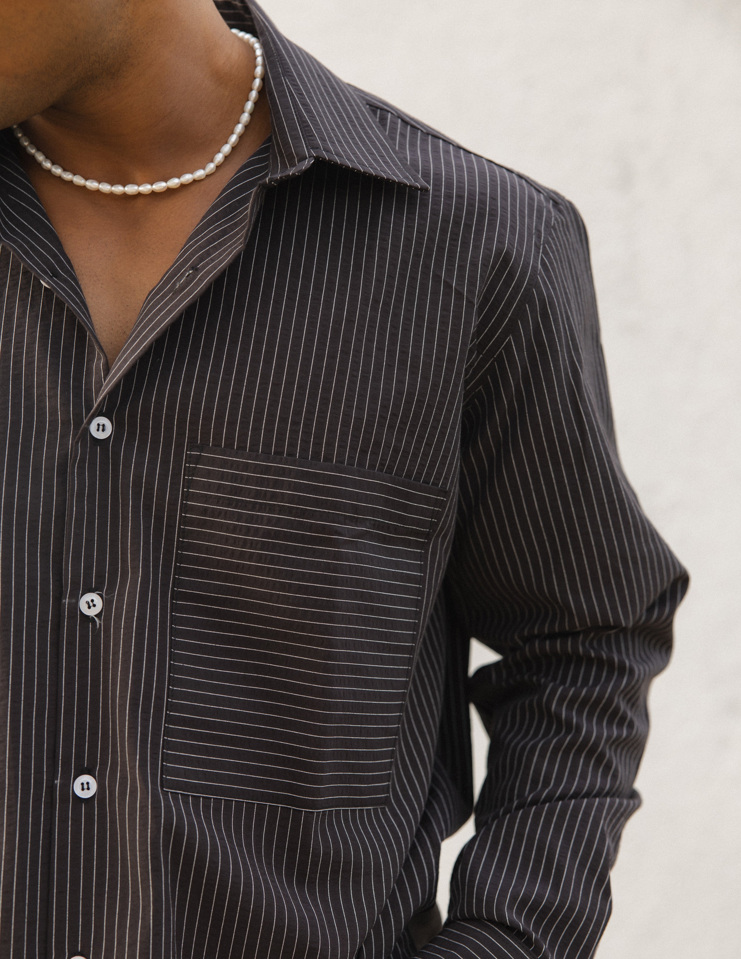 Oversized long sleeve shirt