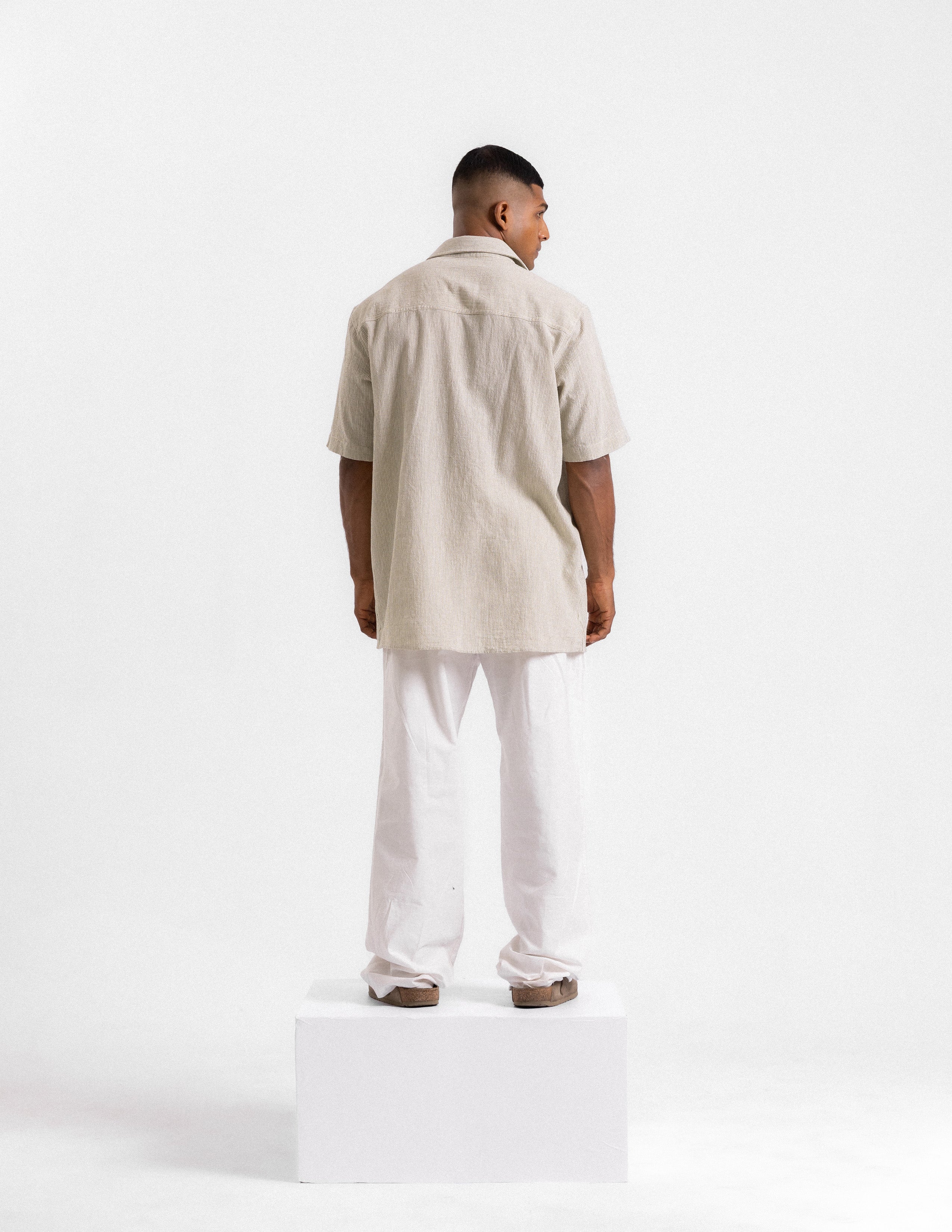 Oversized short sleeve shirt