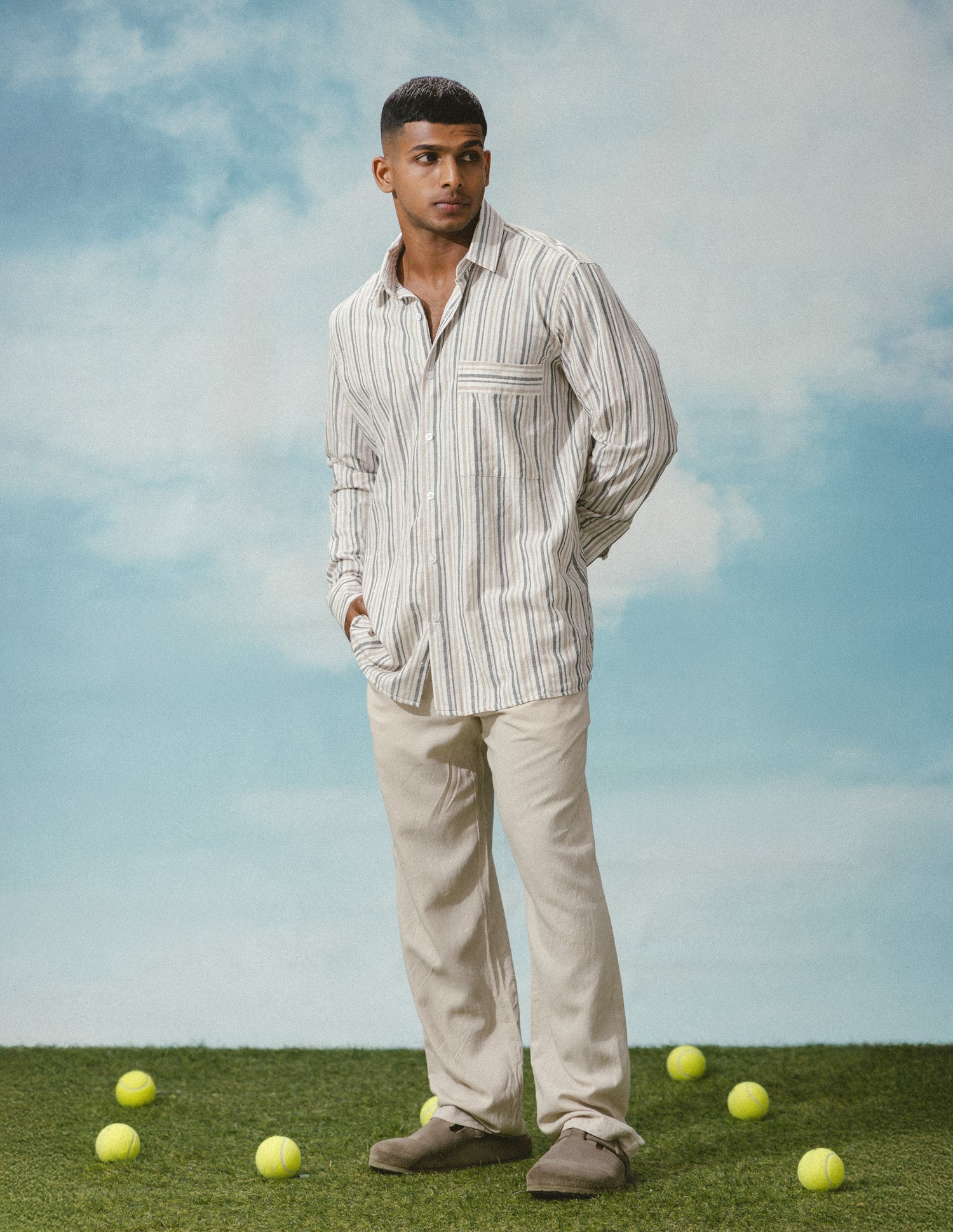 Oversized pocket detailed shirt