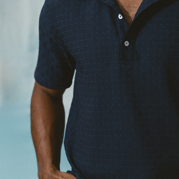Slim fit half placket shirt