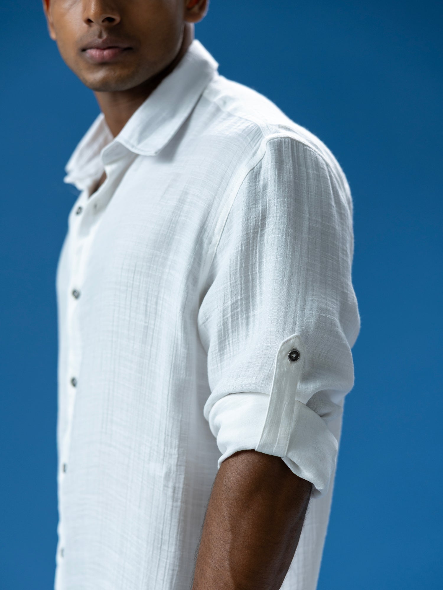 Sleeve tab detailed shirt