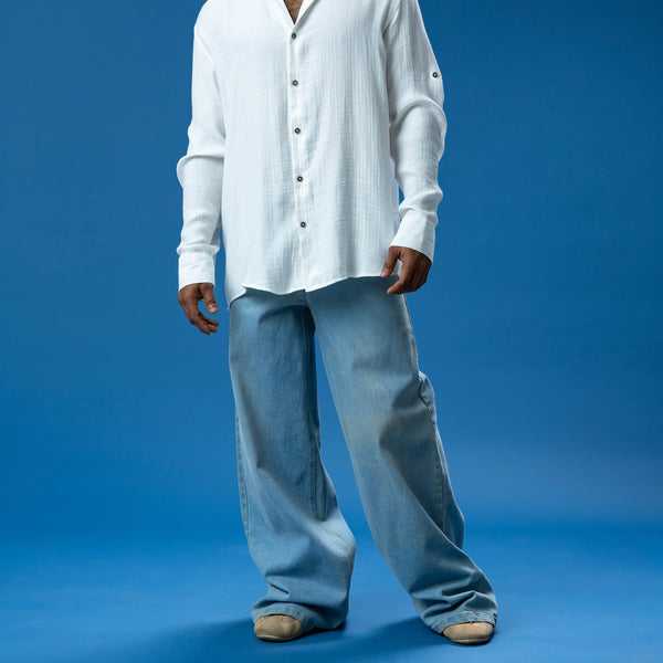 Sleeve tab detailed shirt