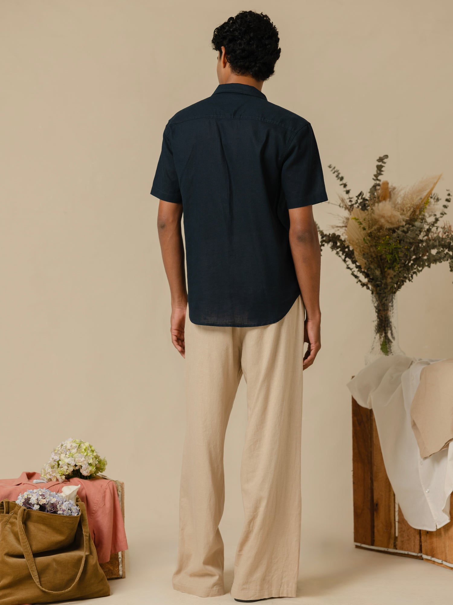 Camp collar regular fit shirt