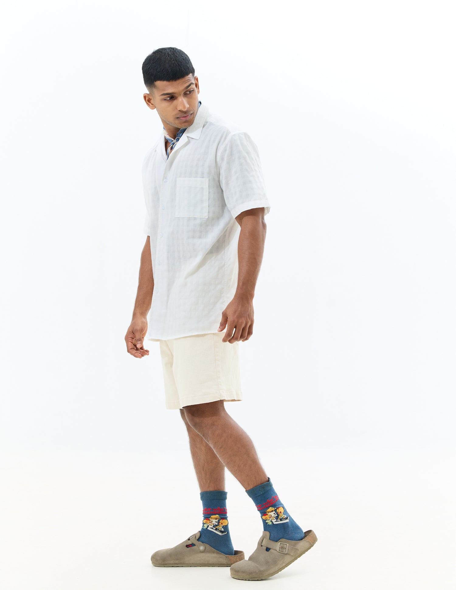 Regular fit patch pocket shirt