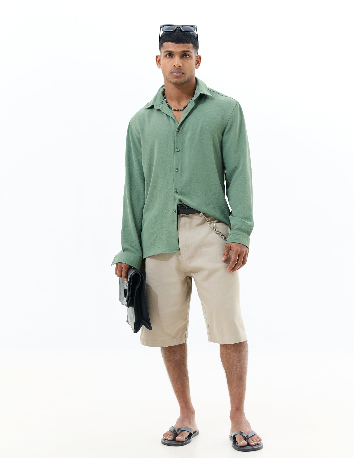 Slim fit button down shirt