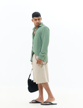 Slim fit button down shirt