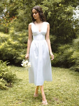 Bustier Detailed Corset Midi Dress