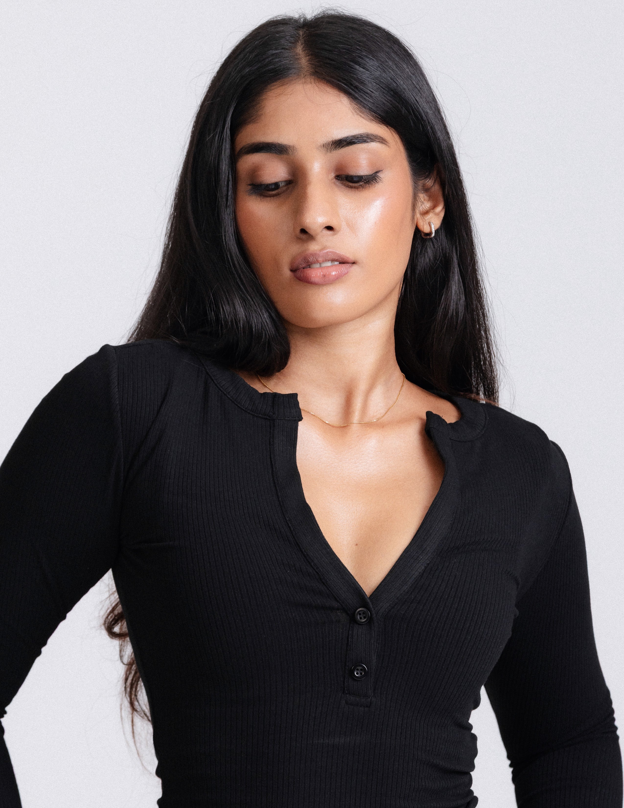 Ivy Long Sleeved Fitted Top