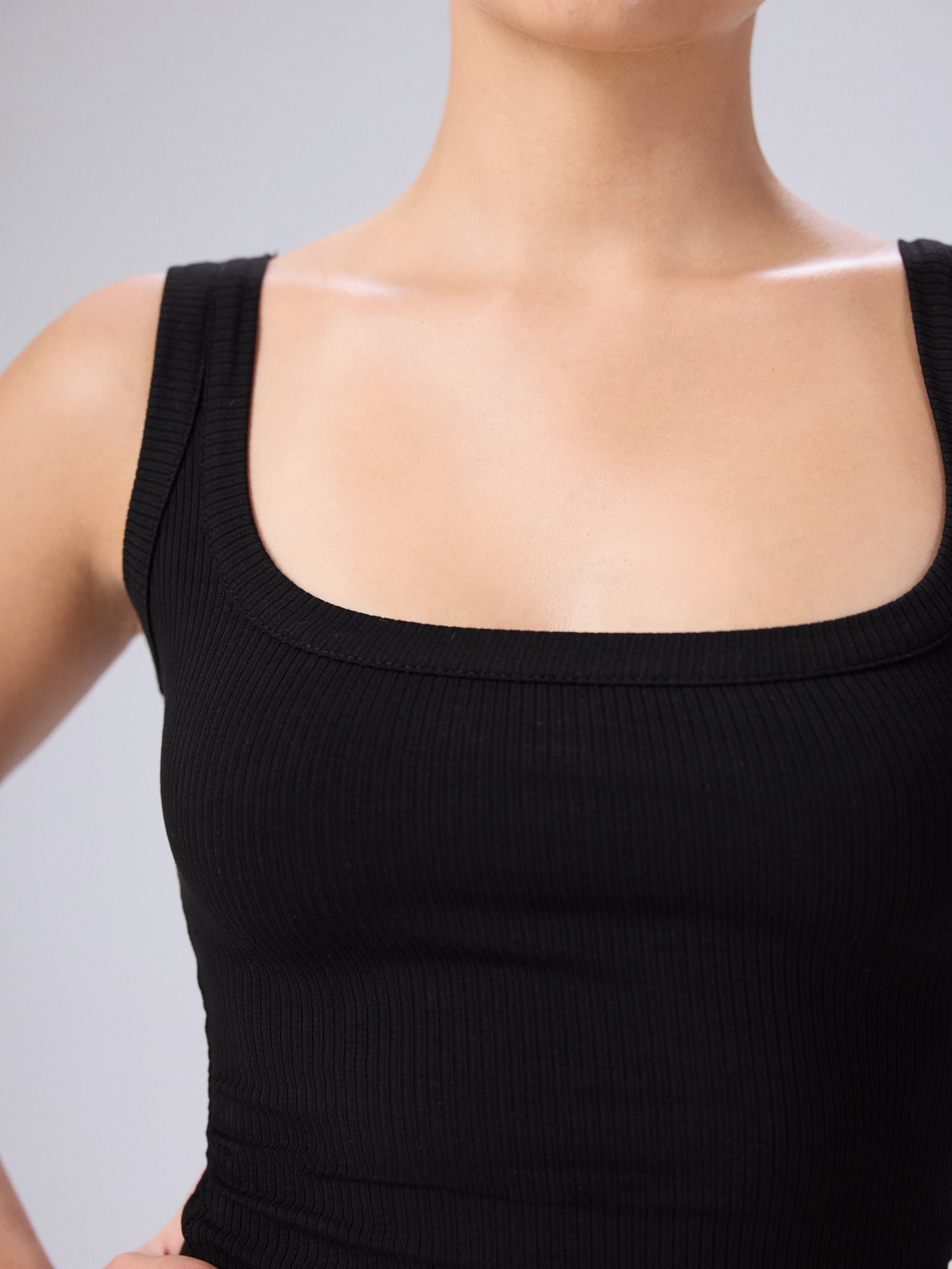 Lucy Scoope Neck Fitted Top