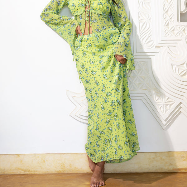 Bias Maxi Skirt