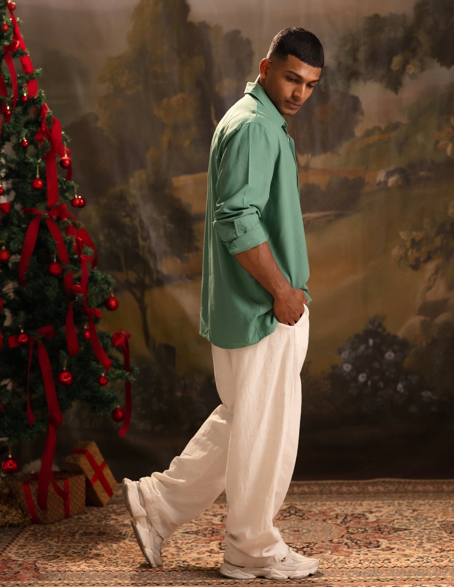 Large chest pocket shirt