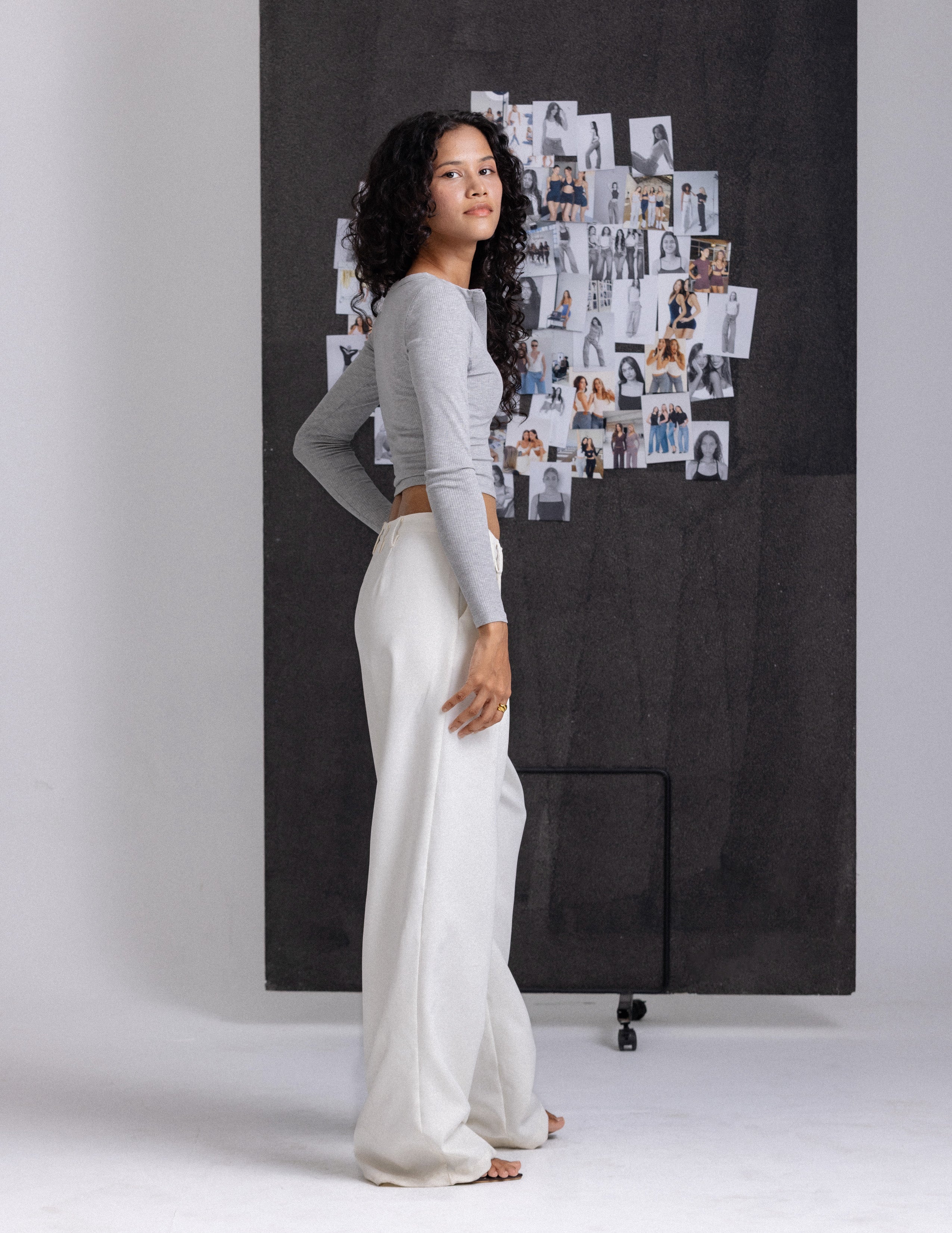 Ivy Long Sleeved Fitted Top